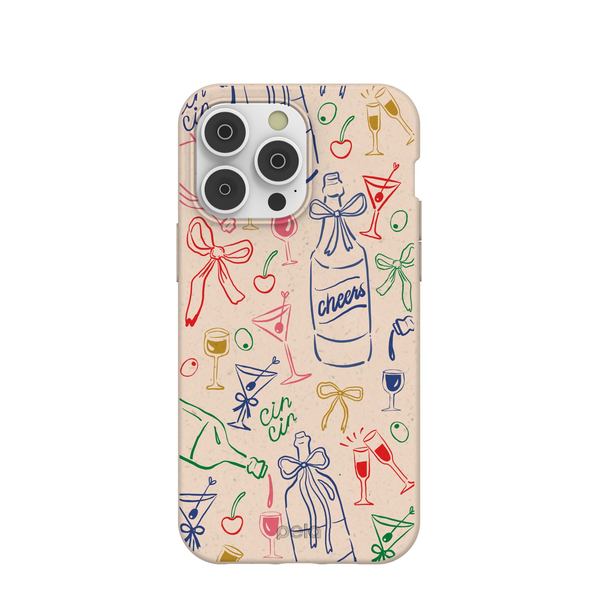 Seashell Midnight Toast iPhone 14 Pro Max Case Refurbished - Pela Case refurbished available on Cerqular