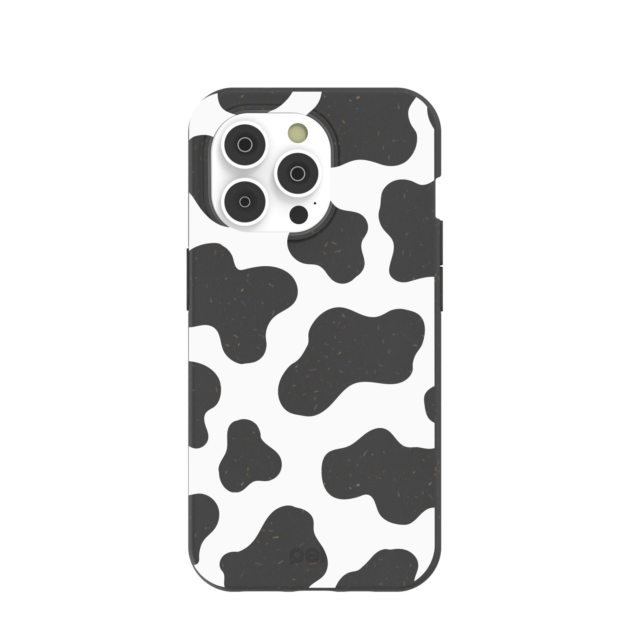 Black Cow iPhone 14 Pro Case Refurbished - Pela Case refurbished available on Cerqular