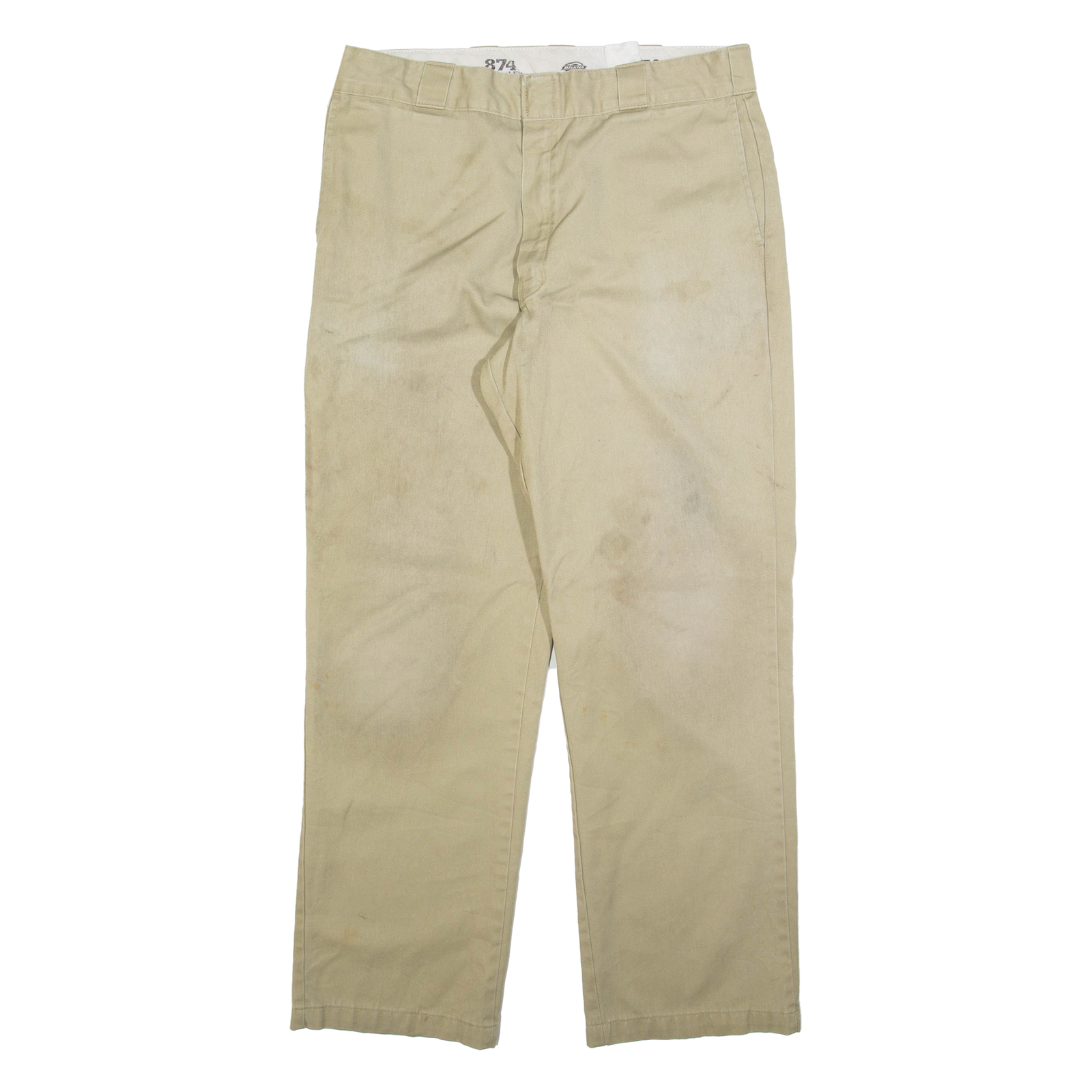 DICKIES 874 Workwear Mens Trousers Beige Regular Straight W34 L30 Refurbished - N/A refurbished available on Cerqular