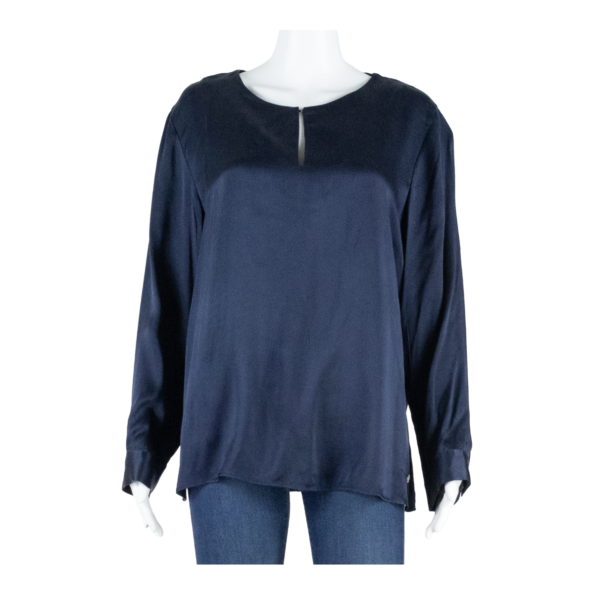 Buy MANOR Womens Blouse Blue Long Sleeve Silk S Refurbished - $16.89 MANOR Womens Blouse Blue Long Sleeve Silk S Refurbished - N/A refurbished available on Cerqular