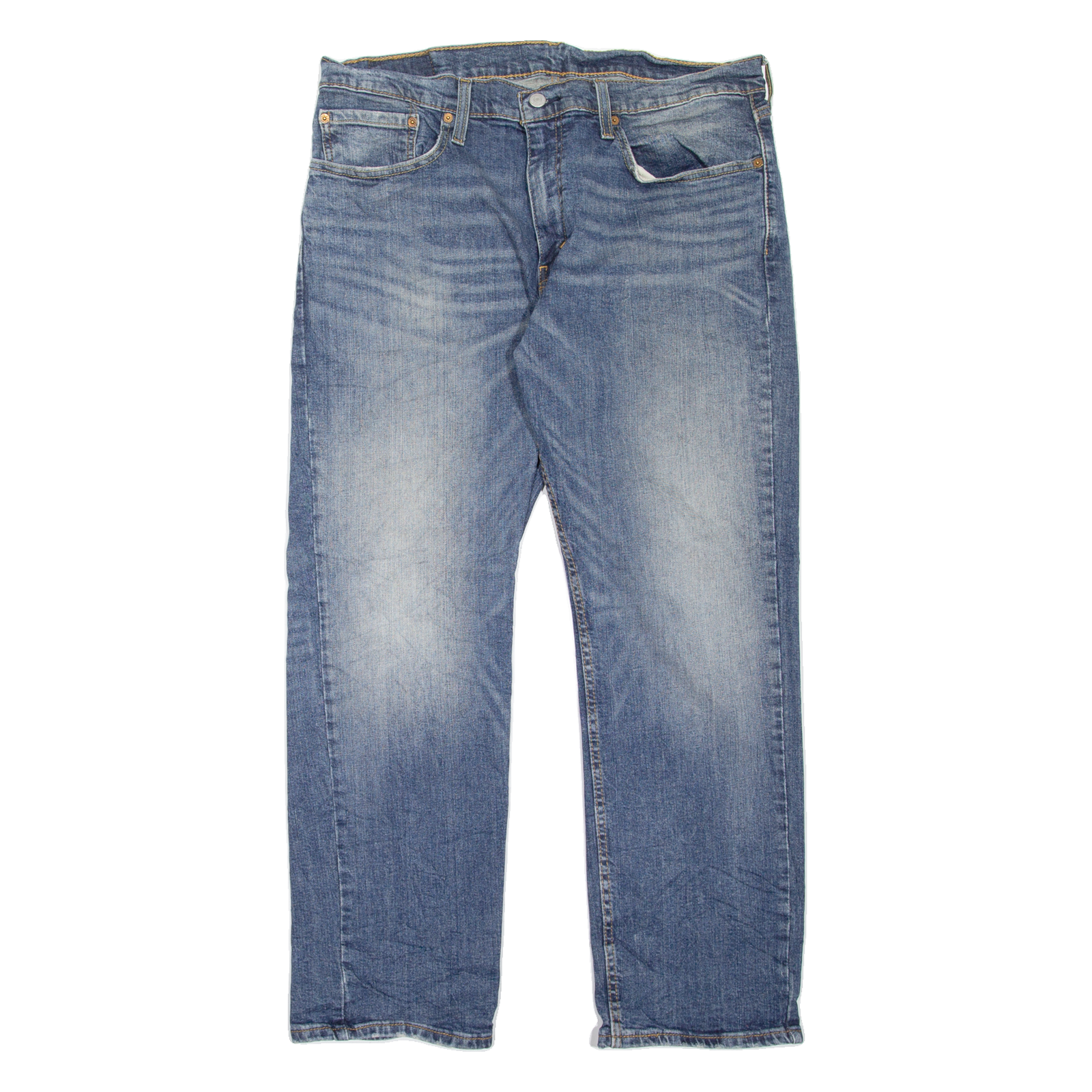 LEVI'S 559 Jeans Mens Blue Relaxed Tapered Stone Wash W36 L30 Refurbished - N/A refurbished available on Cerqular