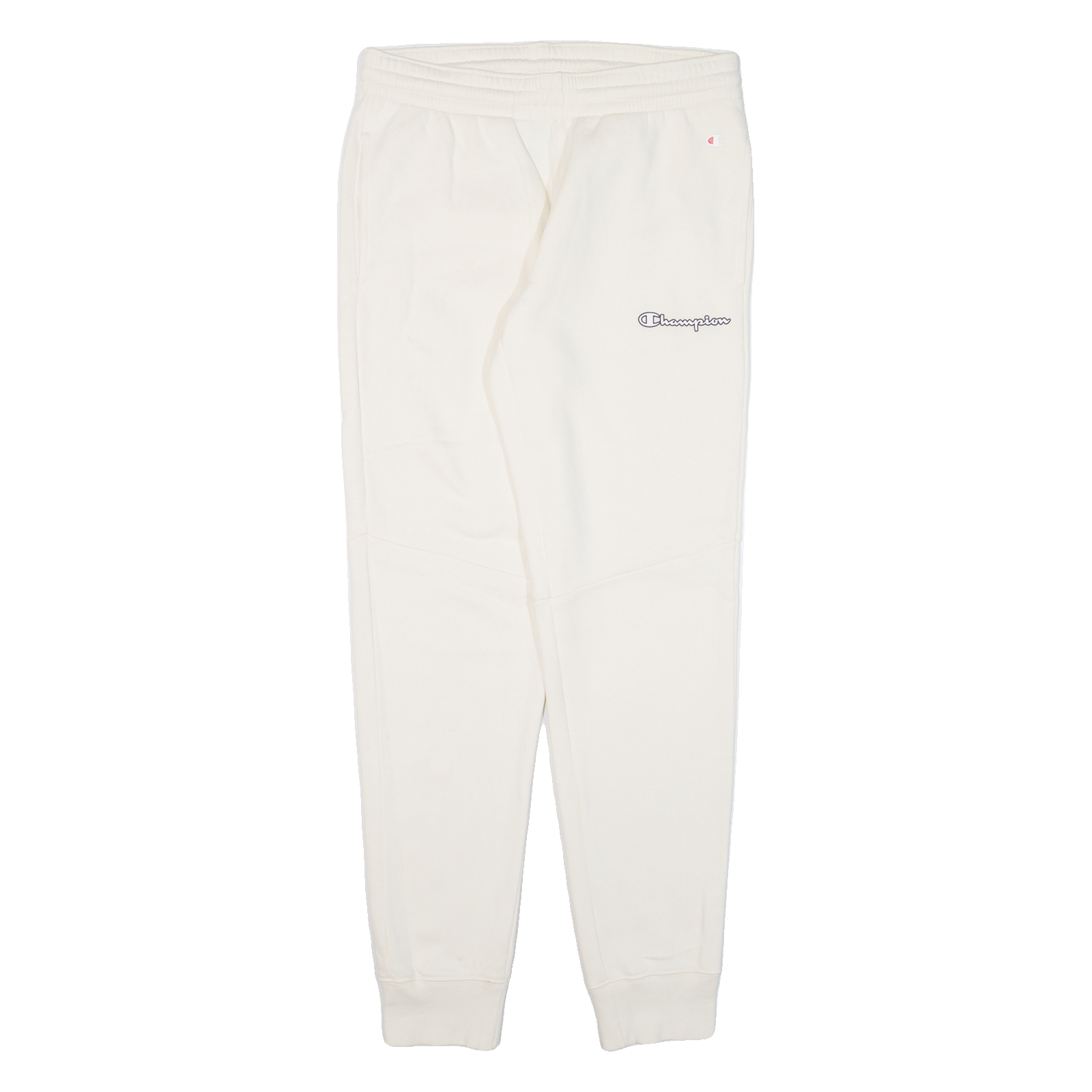 CHAMPION Womens Joggers Cream Tapered S W30 L30 Refurbished - N/A refurbished available on Cerqular