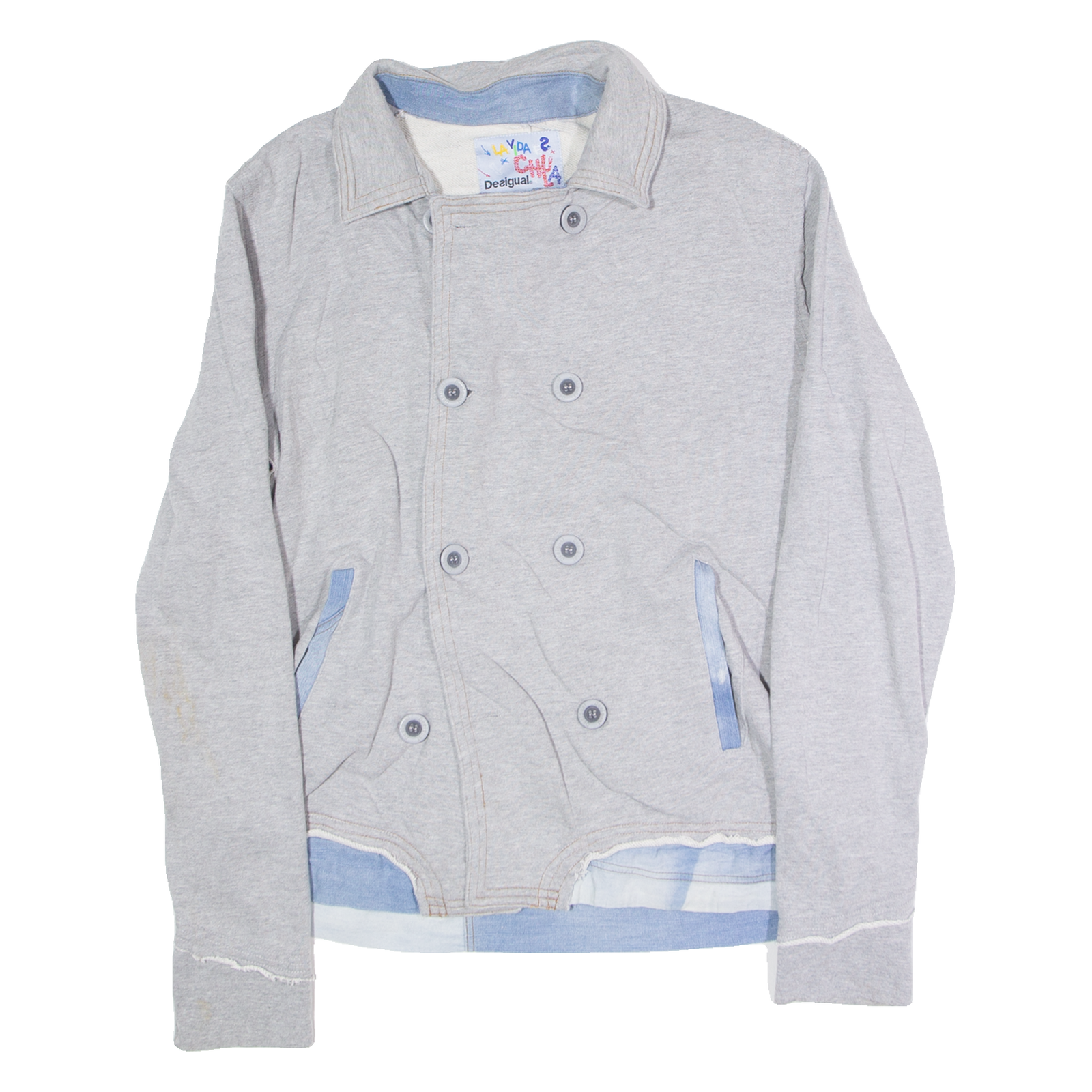 DESIGUAL Mens Jacket Grey M Refurbished - N/A refurbished available on Cerqular