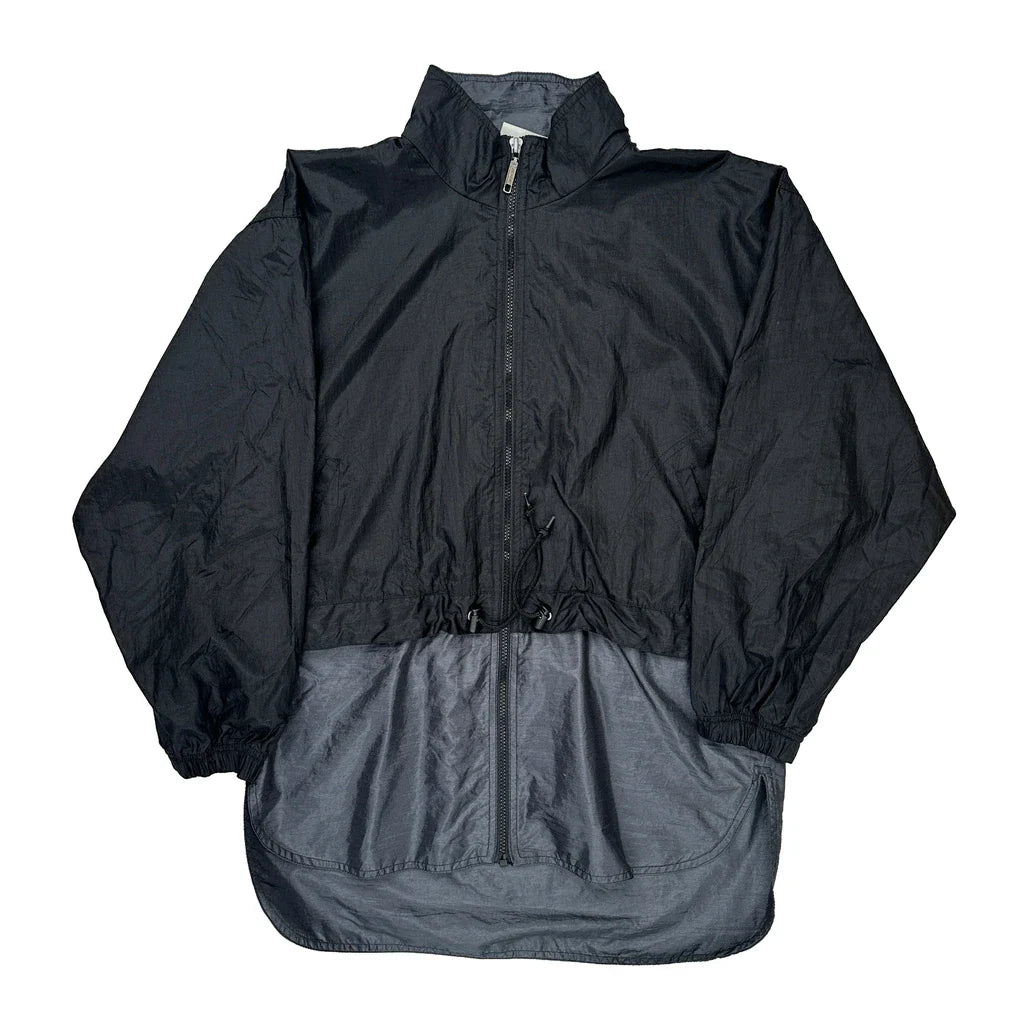 Reebok Windbreaker - Small Grey Nylon Refurbished - Thrifted (note: this is a term often used to describe second- refurbished available on Cerqular