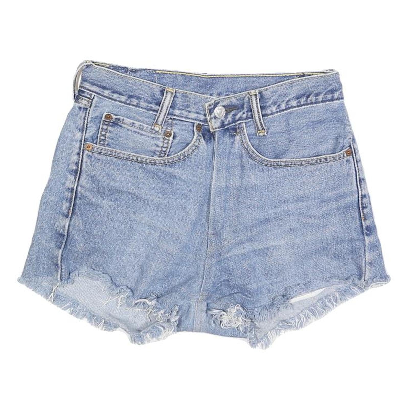 LEVI'S Womens Denim Blue Cut-Off Shorts S W28 Casual Summer Style Refurbished - N/A refurbished available on Cerqular