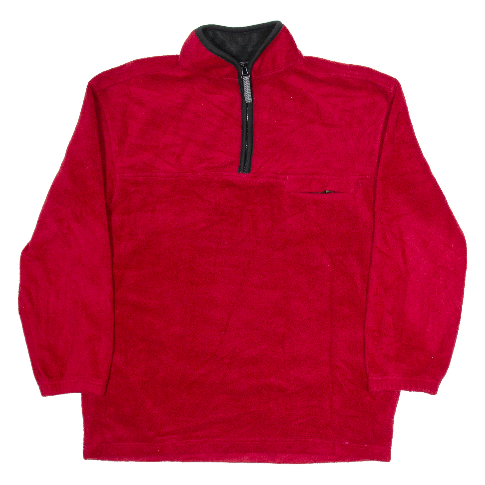 PREMIER Womens Fleece Red 1/4 Zip Tight Knit M Refurbished - N/A refurbished available on Cerqular