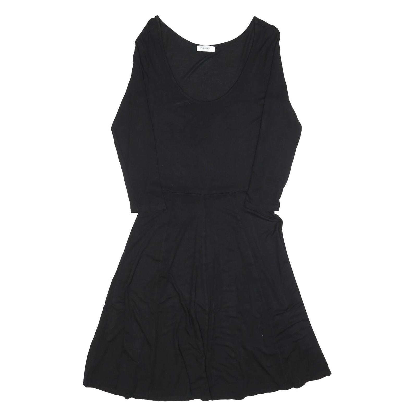 Buy CALVIN KLEIN Womens Black Fit & Flare Polyester Blend Dress S Scoop Neck Long Refurbished - $41.59 CALVIN KLEIN Womens Black Fit & Flare Polyester Blend Dress S Scoop Neck Long Refurbished - N/A refurbished available on Cerqular
