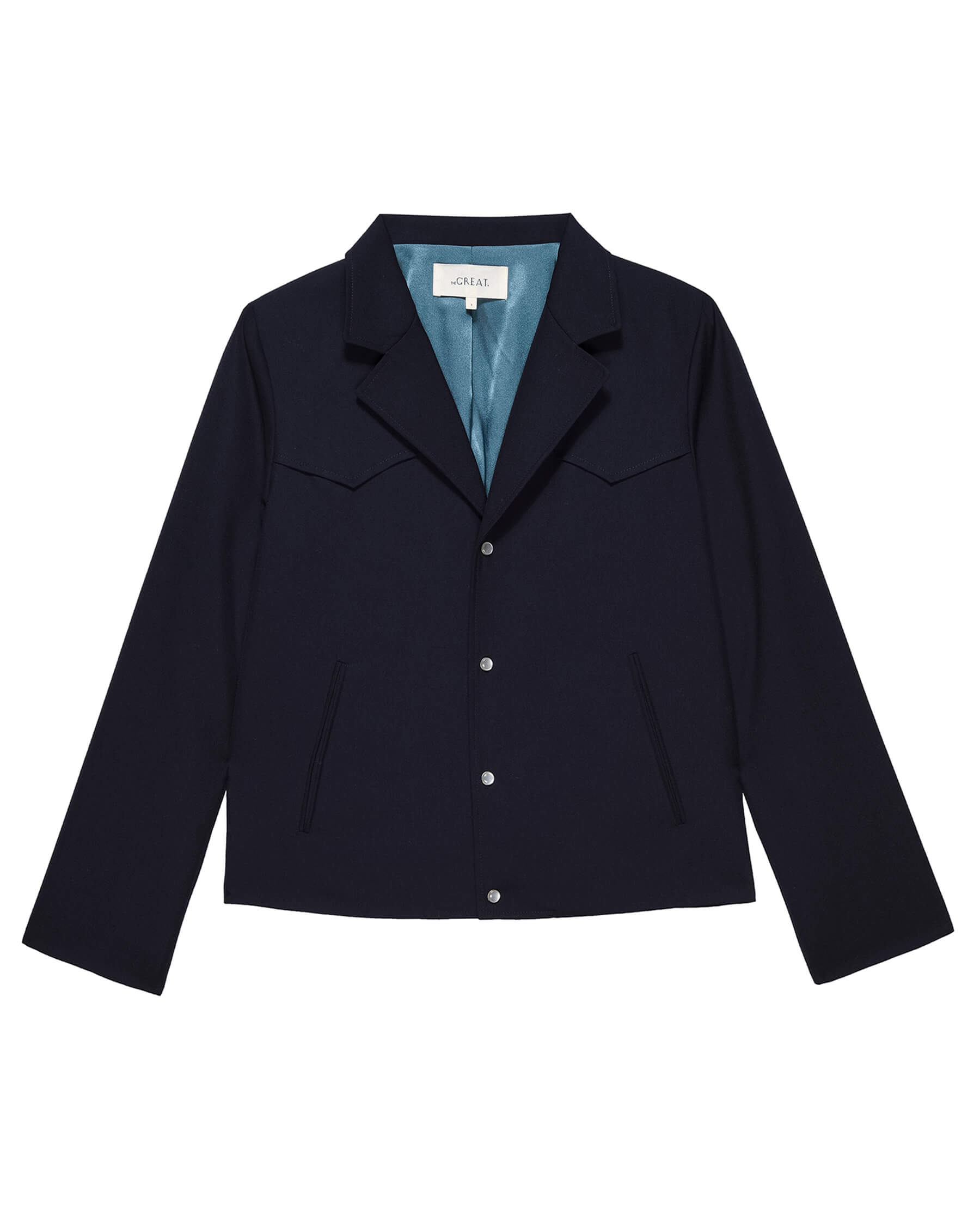 Jacket Western Blazer Navy | Color: NAVY | Size: 1-S Refurbished - N/A (I could not find a well-known brand with this name refurbished available on Cerqular