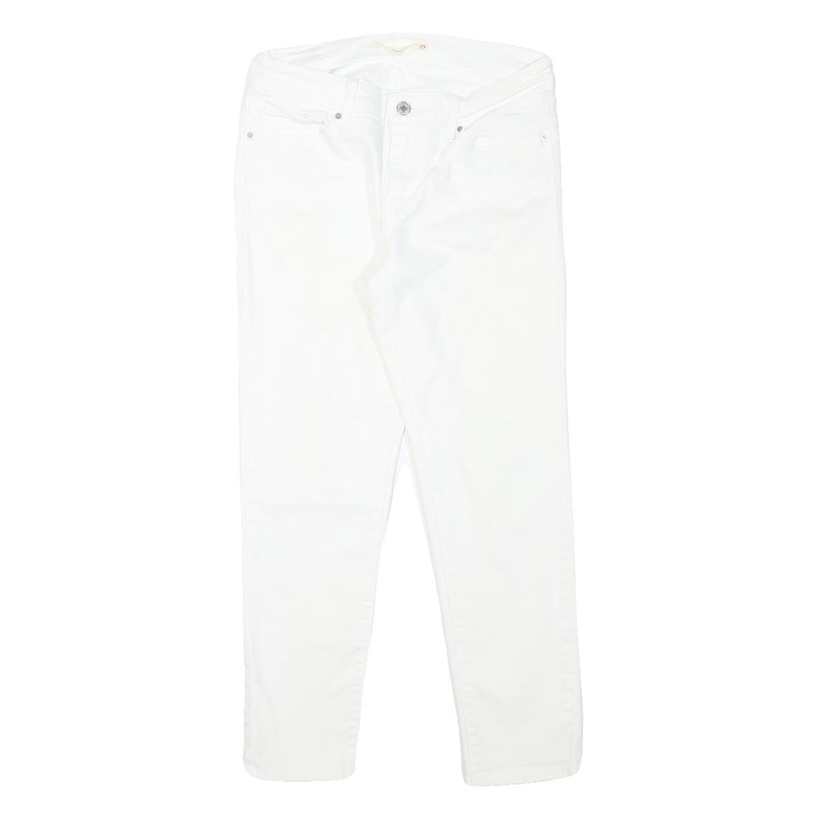 LEVI'S 712 Womens Jeans White Slim Skinny Denim W27 L24 Zip Cotton Blend Refurbished - N/A refurbished available on Cerqular