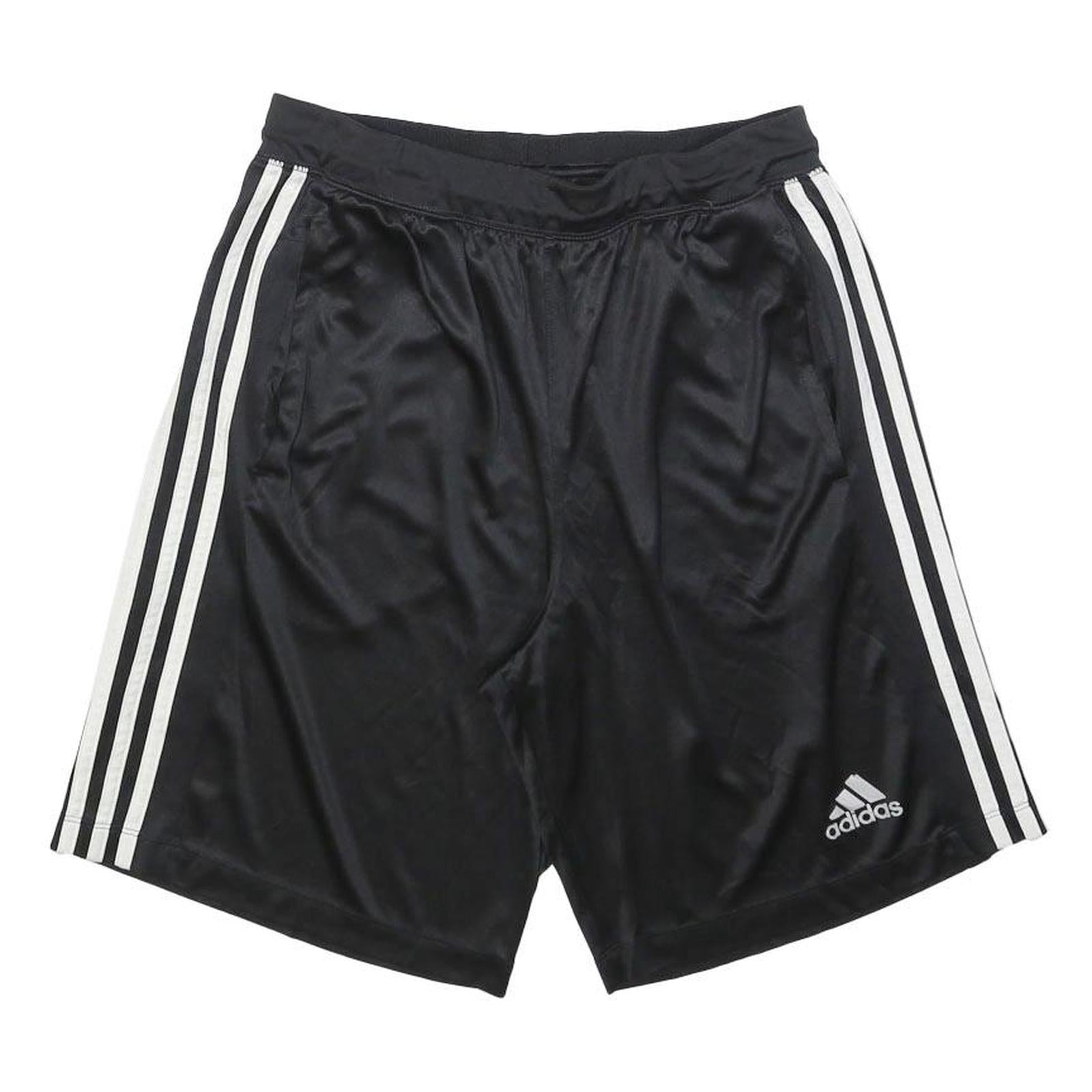 ADIDAS Mens Black Sports Casual Shorts M W28 Polyester Athletic Gym Refurbished - N/A refurbished available on Cerqular