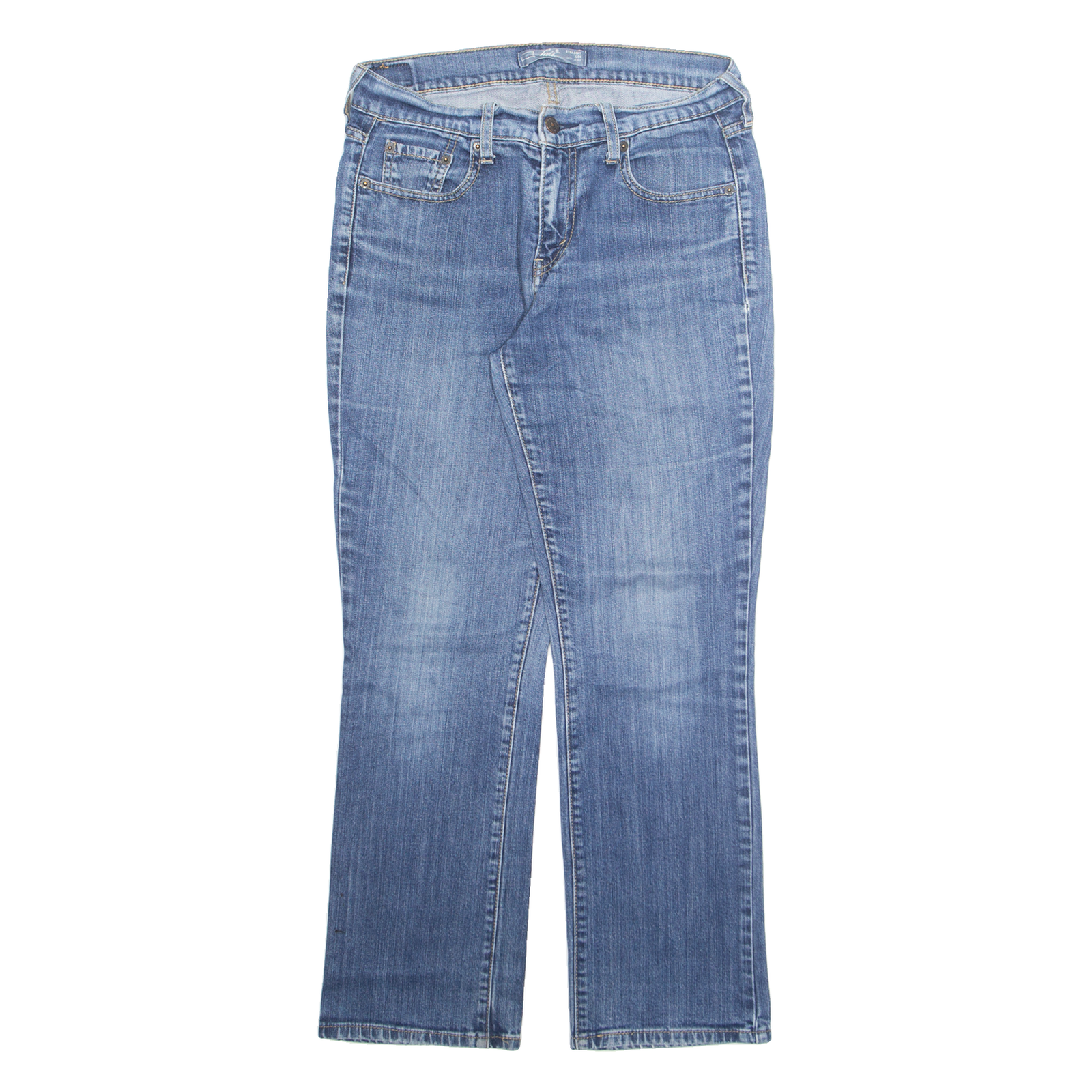LEVI'S Womens Jeans Blue Slim Skinny Stone Wash W28 L28 Refurbished - N/A refurbished available on Cerqular