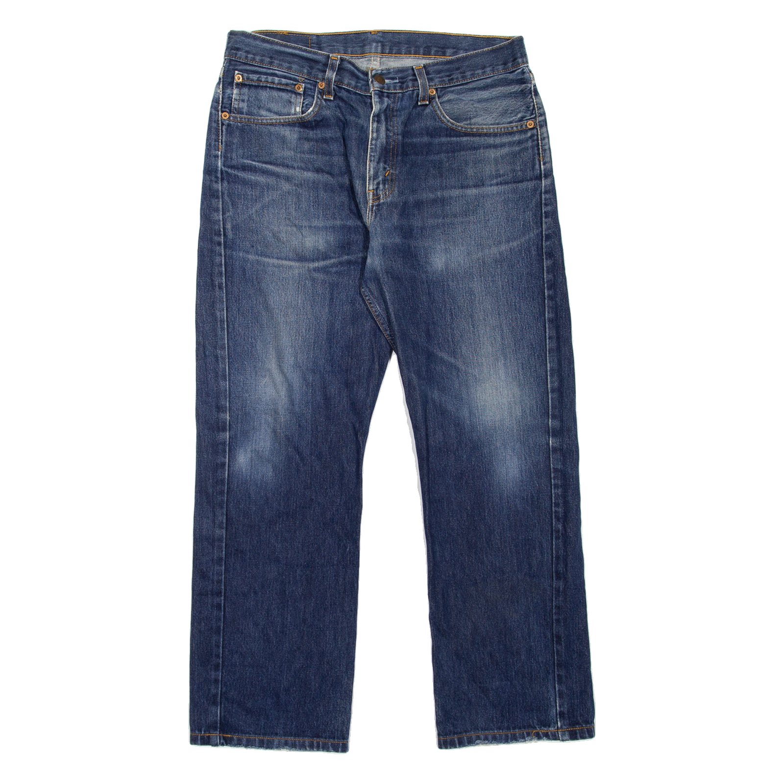 LEVI'S 751 Jeans Mens Blue Regular Straight Stone Wash W33 L26 Refurbished - N/A refurbished available on Cerqular