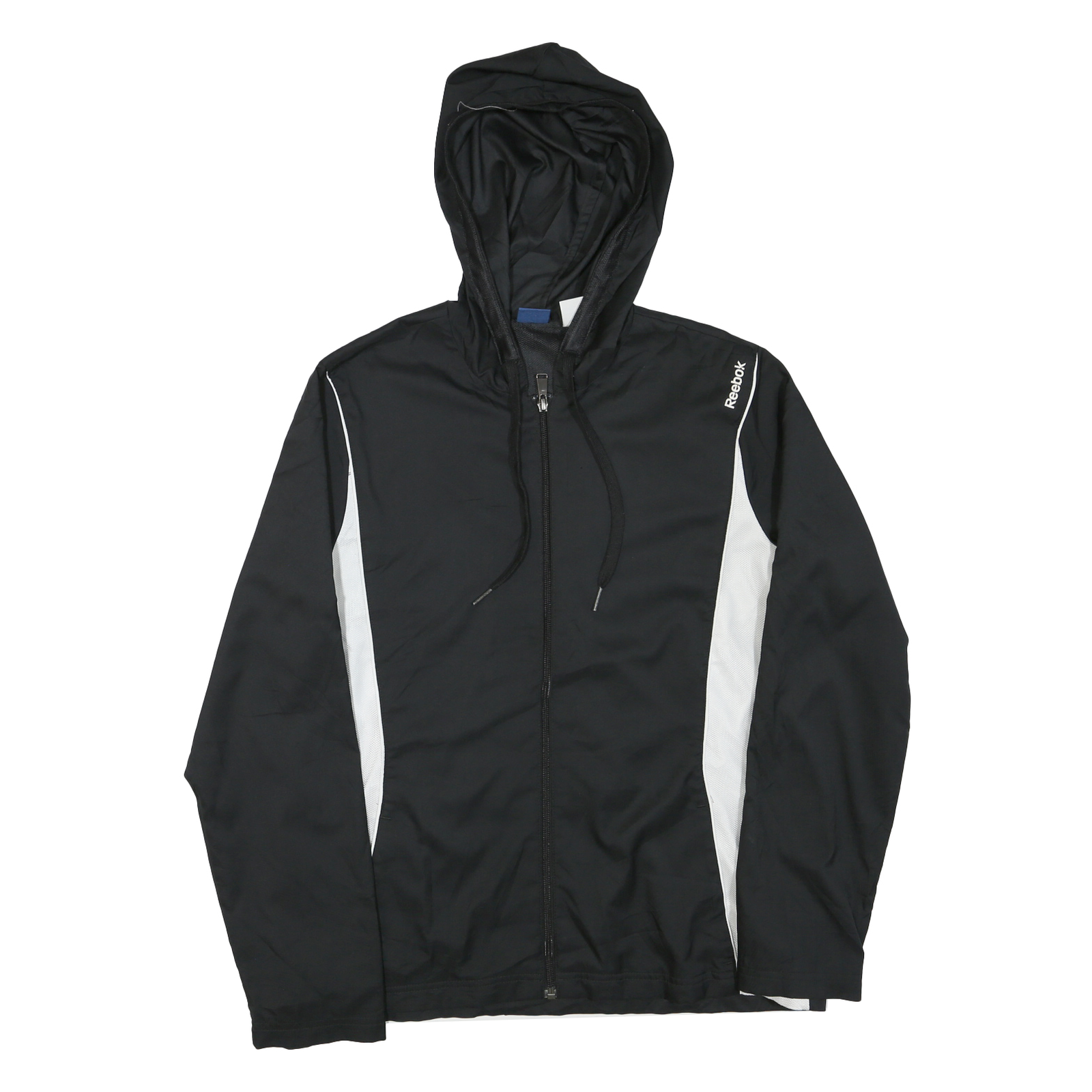 Buy REEBOK Womens Black & White Hooded Jacket M Polyester Blend Zip Sportswear Refurbished - $45.49 REEBOK Womens Black & White Hooded Jacket M Polyester Blend Zip Sportswear Refurbished - N/A refurbished available on Cerqular