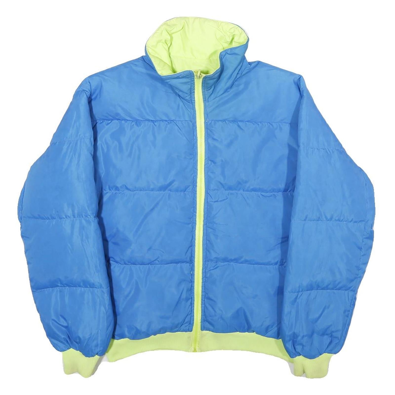 COLUMBIA Womens Blue Nylon Reversible Zip Jacket XL Outdoor Casual Warm Refurbished - N/A refurbished available on Cerqular