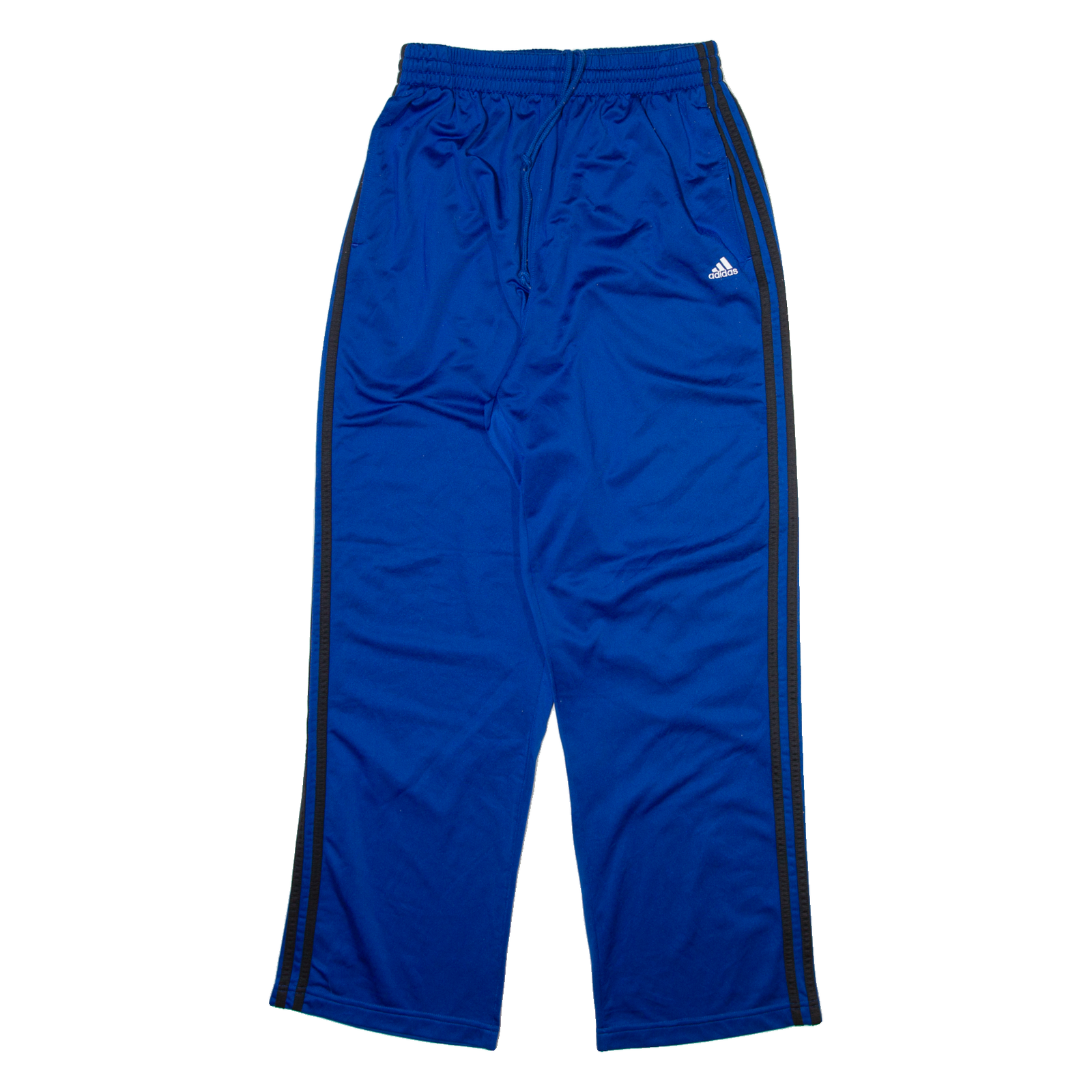 ADIDAS Mens Track Pants Blue Straight L W26 L30 Refurbished - N/A refurbished available on Cerqular