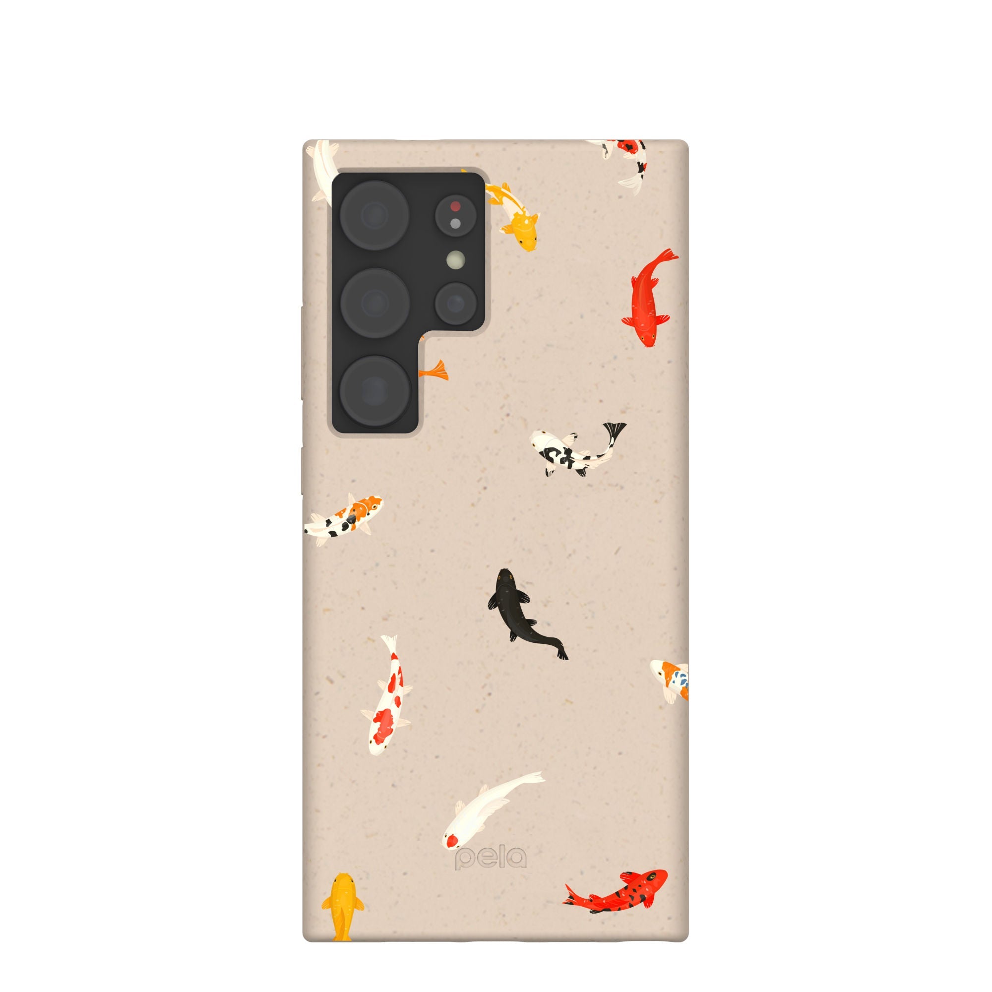 Seashell Lil Koi Samsung Galaxy S24 Ultra Case Refurbished - Pela Case refurbished available on Cerqular