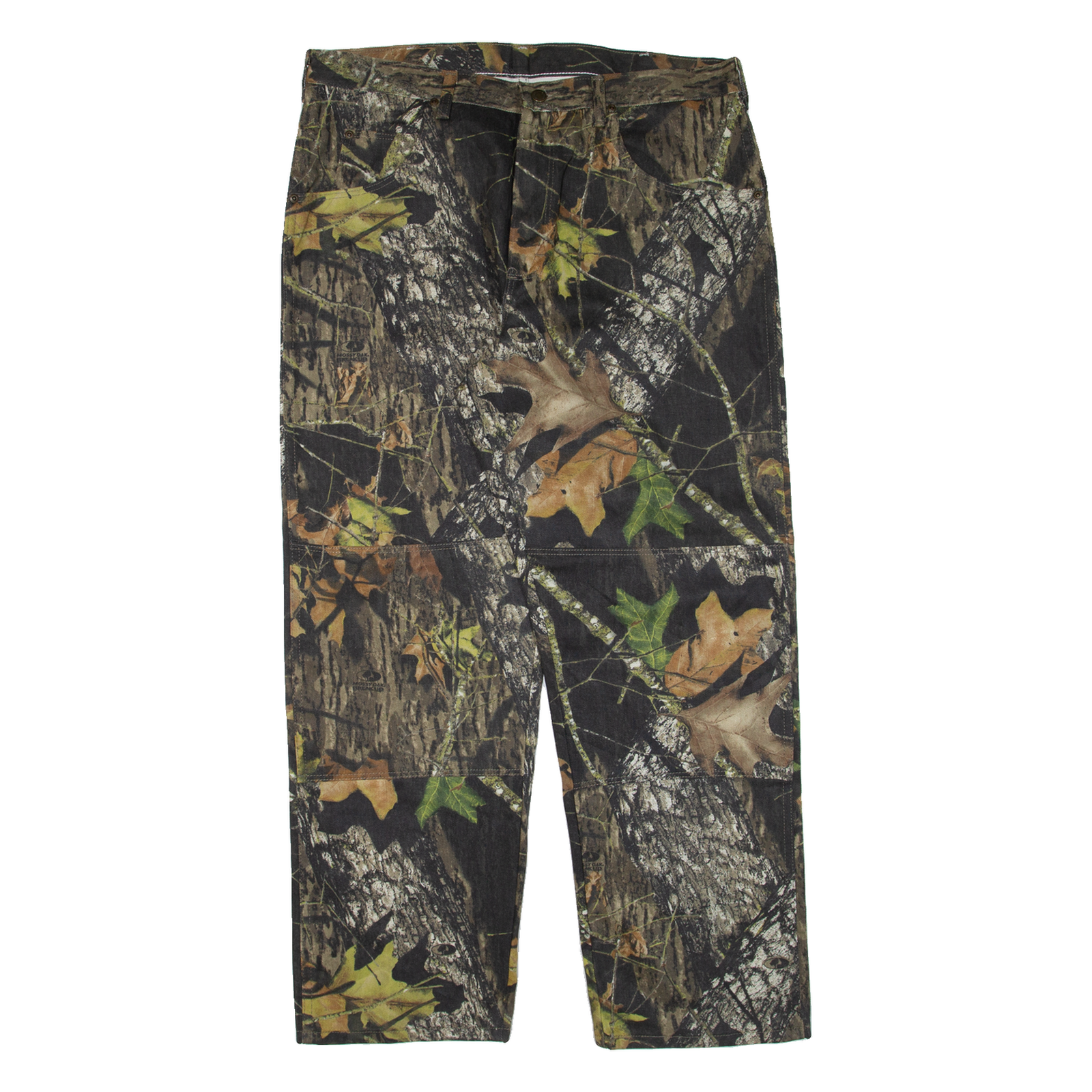 WRANGLER Mossy-Oak Woodland Camo Double-knee Mens Trousers Green Straight W36 L30 Refurbished - N/A refurbished available on Cerqular