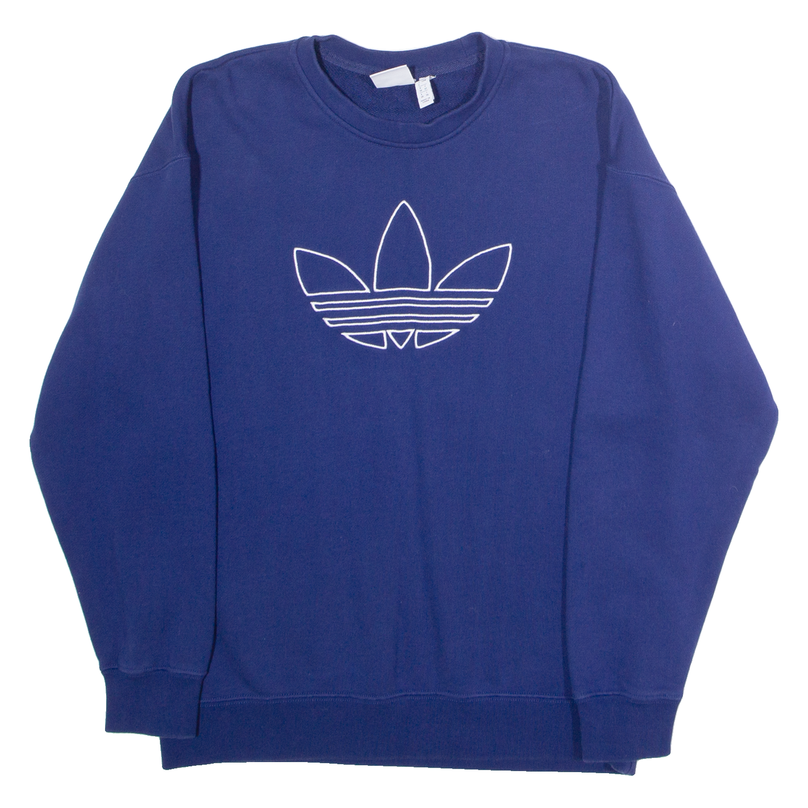 ADIDAS ORIGINALS Womens Sweatshirt Blue Crew Neck UK 4 Refurbished - N/A refurbished available on Cerqular