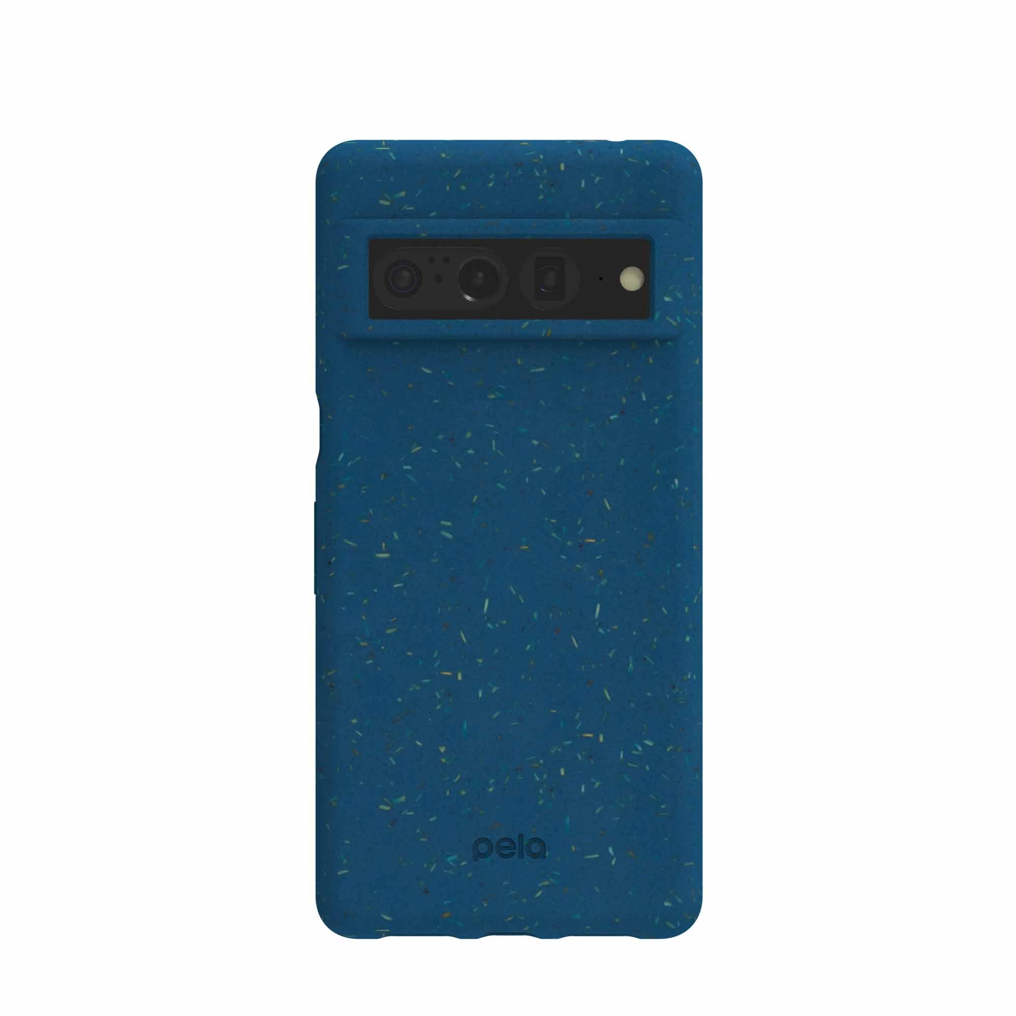 Buy Stormy Blue Google Pixel 7 Pro Phone Case Refurbished - $27.00 Stormy Blue Google Pixel 7 Pro Phone Case Refurbished - Pela Case refurbished available on Cerqular