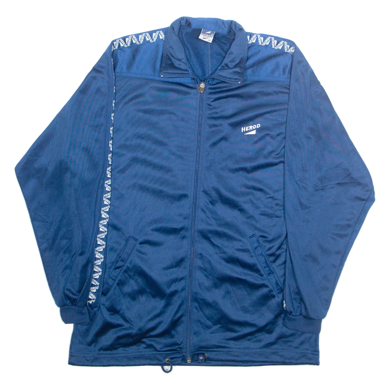 HEROD Womens Track Jacket Blue L Refurbished - N/A refurbished available on Cerqular