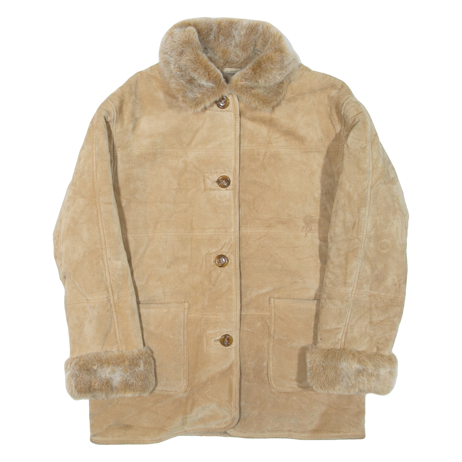 GALLERY Womens Jacket Brown Leather S Refurbished - N/A refurbished available on Cerqular