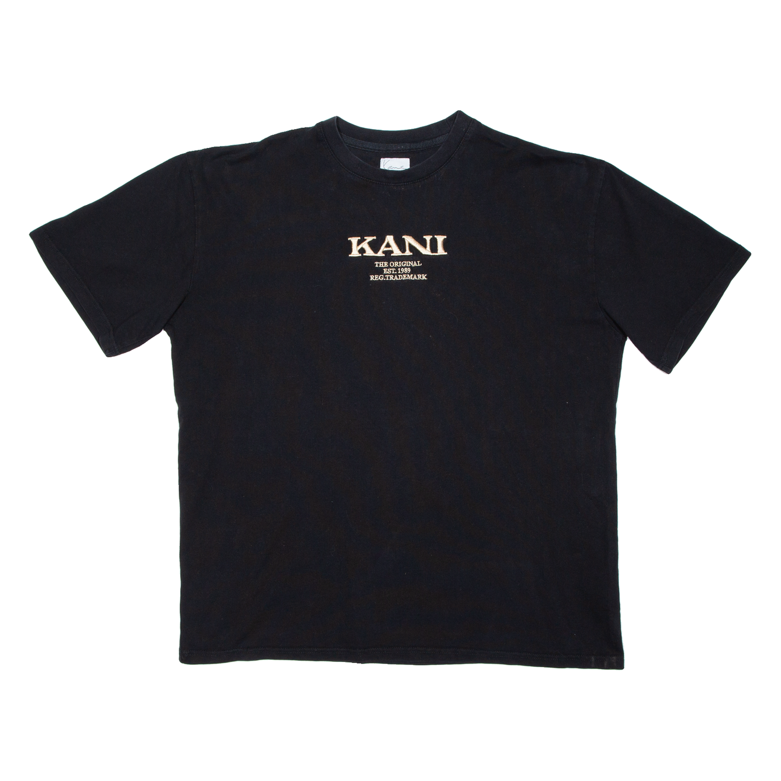 KARL KANI Mens T-Shirt Black L Refurbished - N/A refurbished available on Cerqular