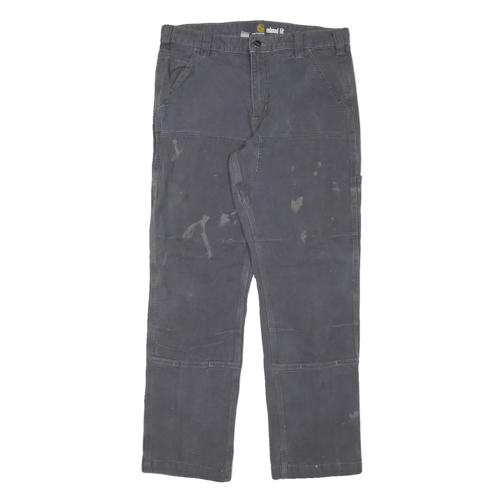 Buy CARHARTT Mens Cotton Blend Black Relaxed Straight Trousers W33 L30 Workwear Refurbished - $40.29 CARHARTT Mens Cotton Blend Black Relaxed Straight Trousers W33 L30 Workwear Refurbished - N/A refurbished available on Cerqular