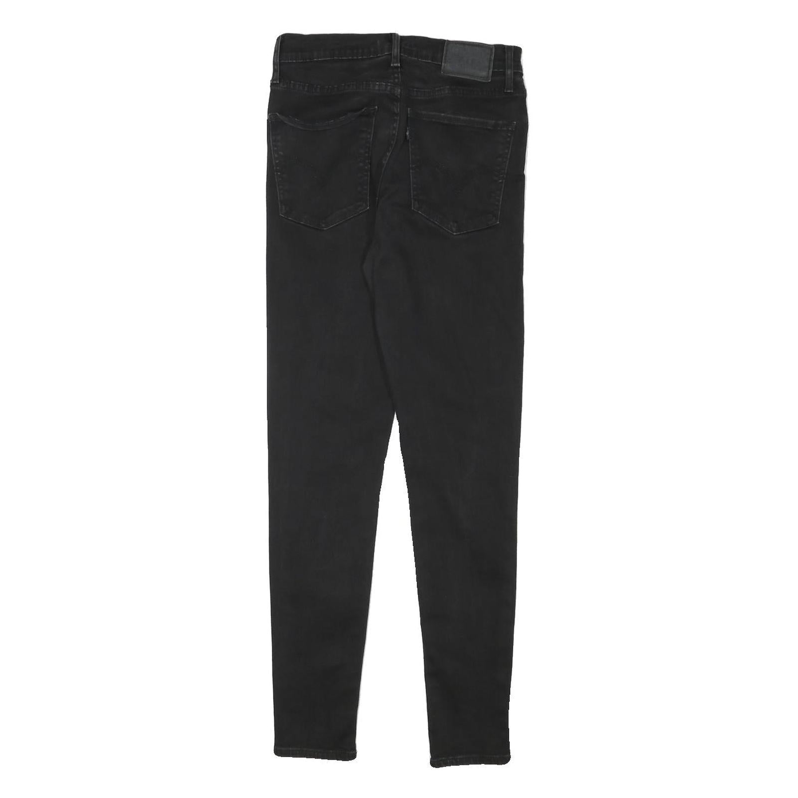 LEVI'S Womens Black Slim Skinny Denim Jeans Cotton Blend W26 L28 Classic Fit Refurbished - N/A refurbished available on Cerqular