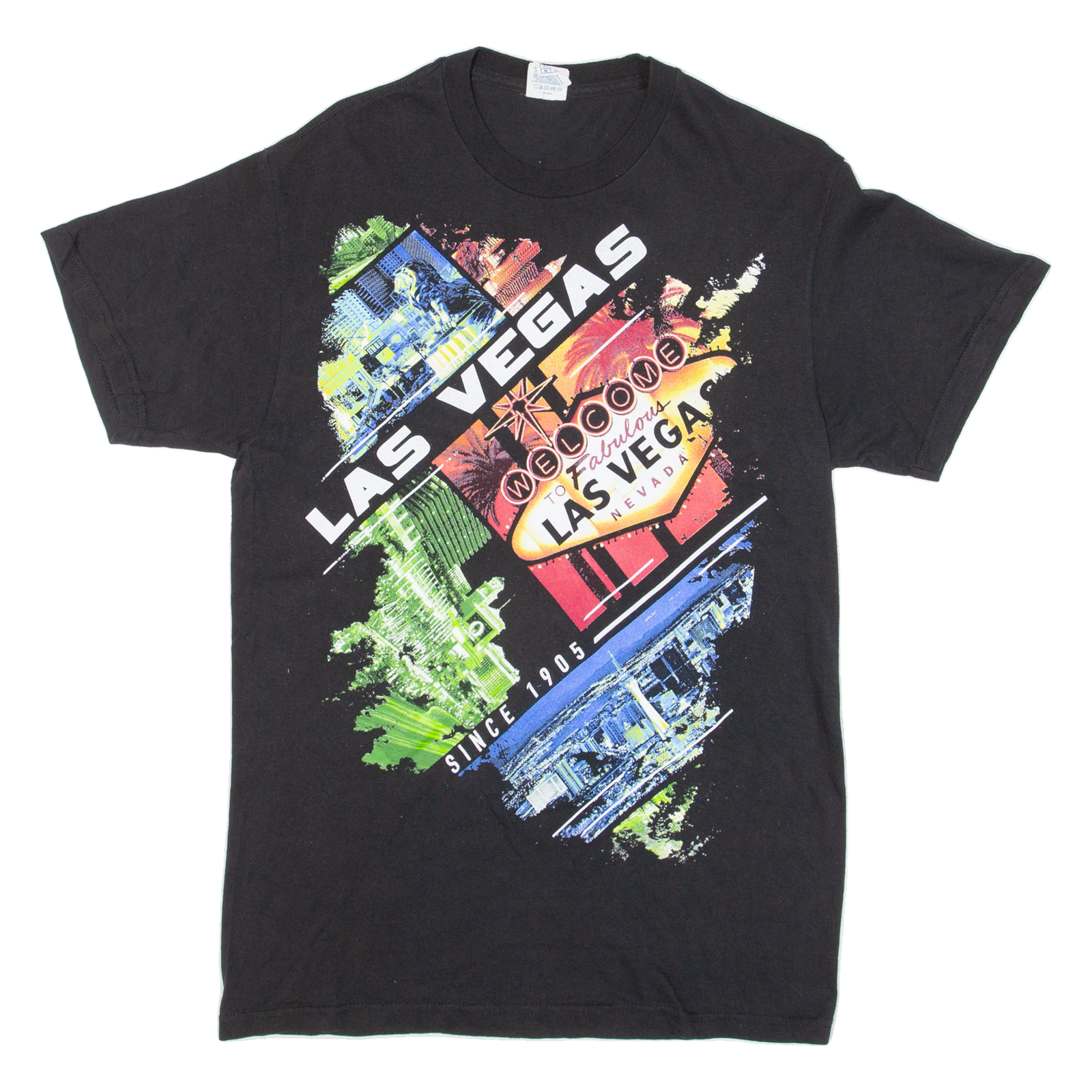 DELTA Las Vegas Nevada Mens T-Shirt Black USA M Refurbished - N/A refurbished available on Cerqular