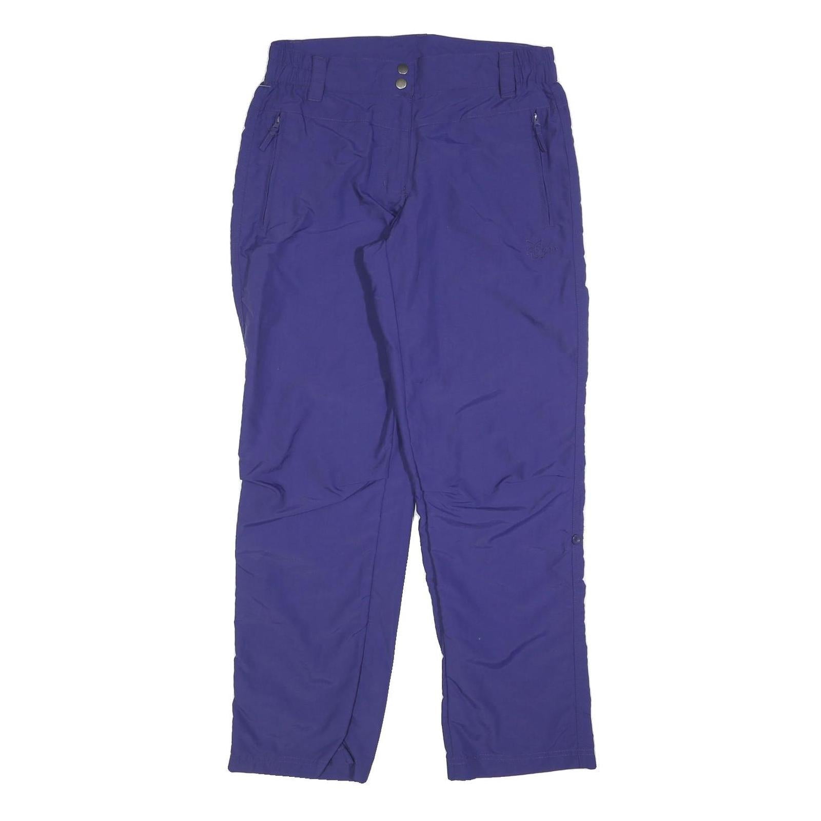 CRIVIT Womens Polyester Blend Purple Regular Fit Straight Trousers W30 L30 Refurbished - N/A refurbished available on Cerqular