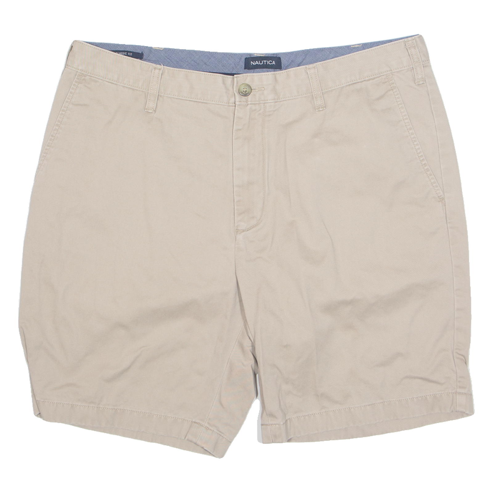 NAUTICA Mens Chino Shorts Beige L W38 Refurbished - N/A refurbished available on Cerqular