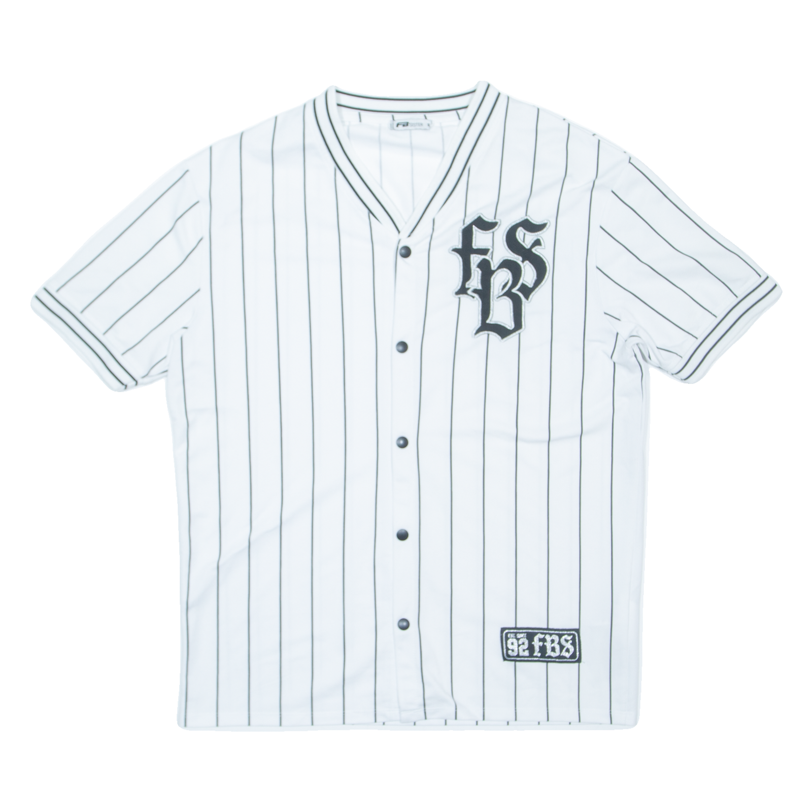 FB SISTER Striped Womens Jersey White V-Neck S Refurbished - N/A refurbished available on Cerqular