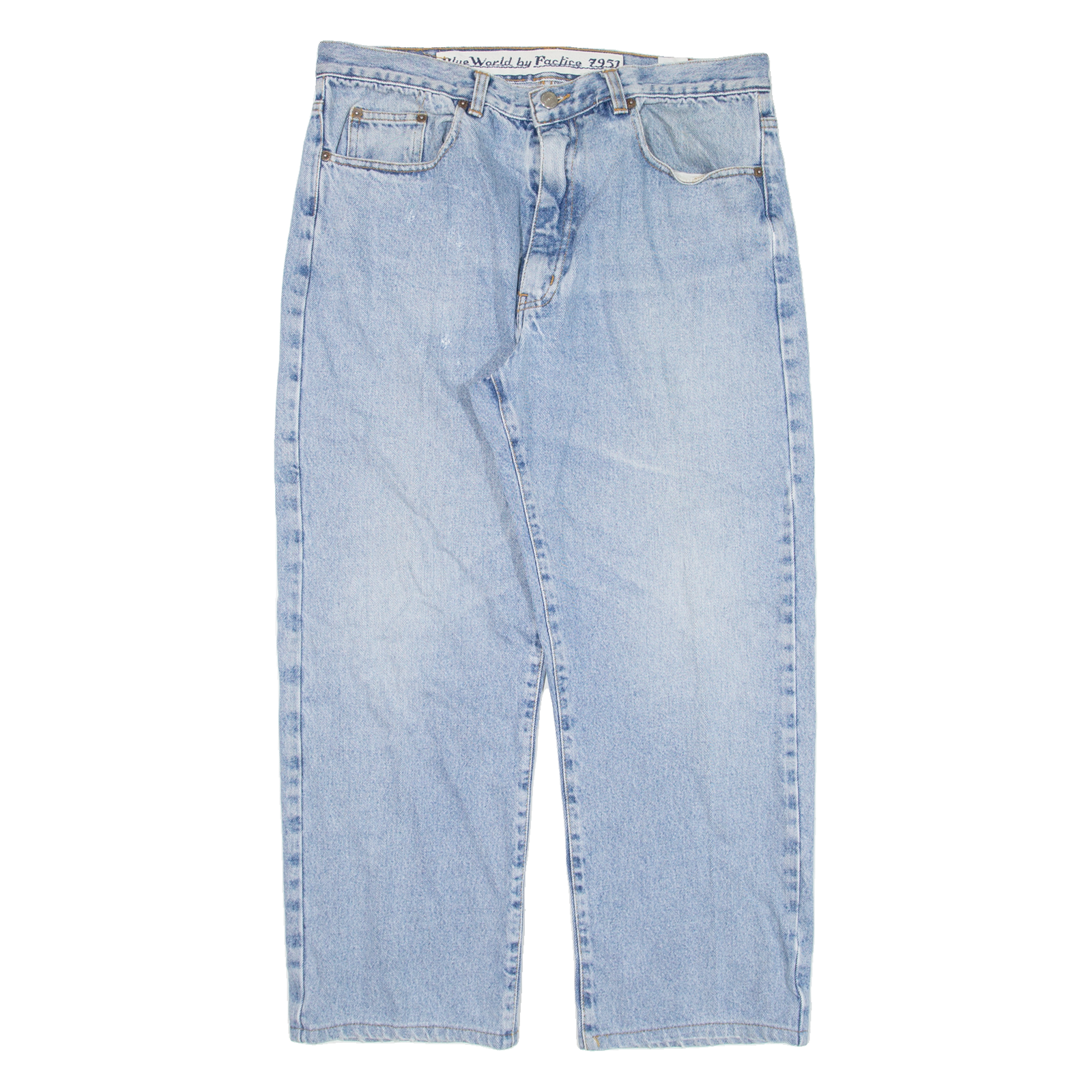 Buy FACTICE Mens Jeans Blue Relaxed Straight W34 L24 Refurbished - $23.39 FACTICE Mens Jeans Blue Relaxed Straight W34 L24 Refurbished - N/A refurbished available on Cerqular