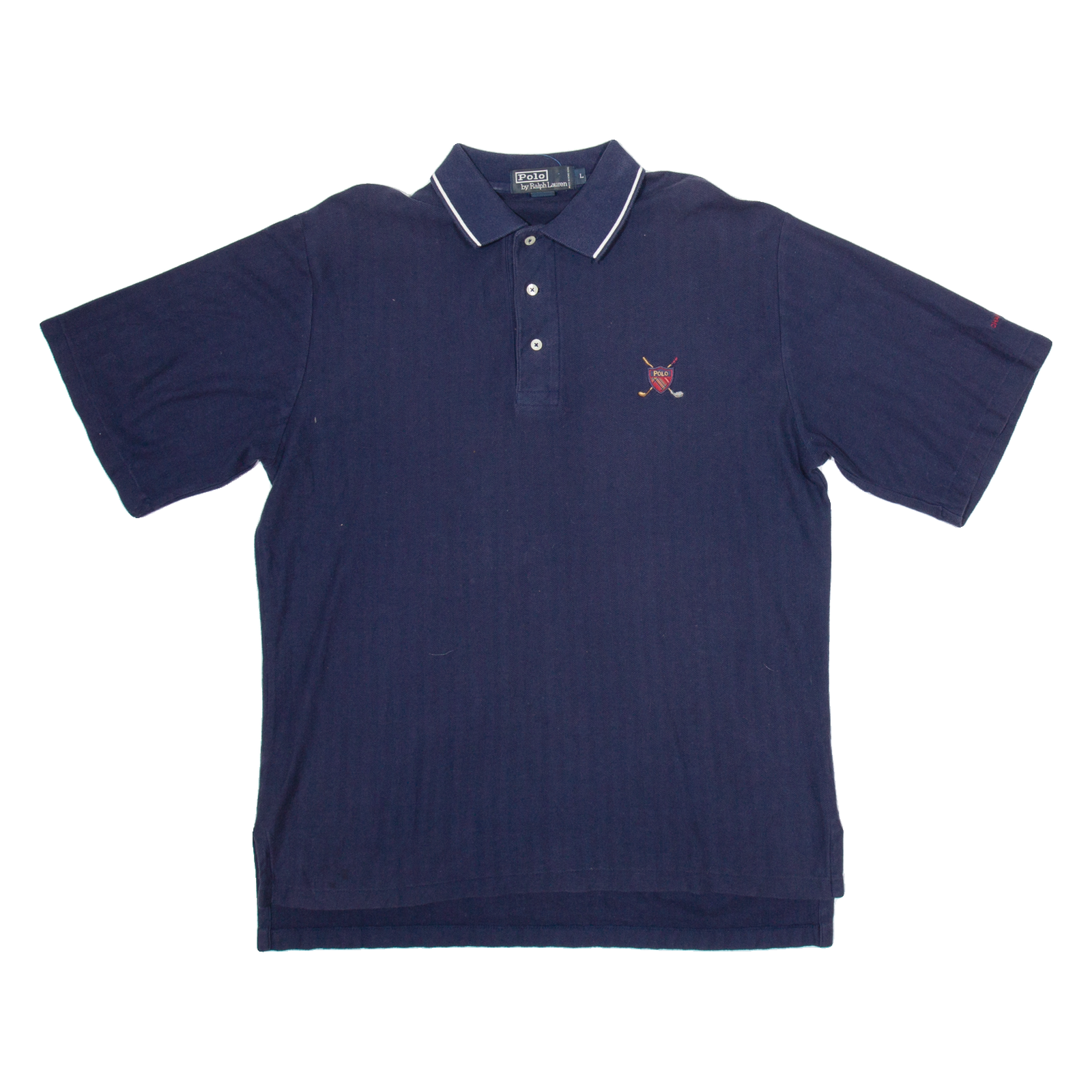 POLO RALPH LAUREN Mens Polo Shirt Blue L Refurbished - N/A refurbished available on Cerqular