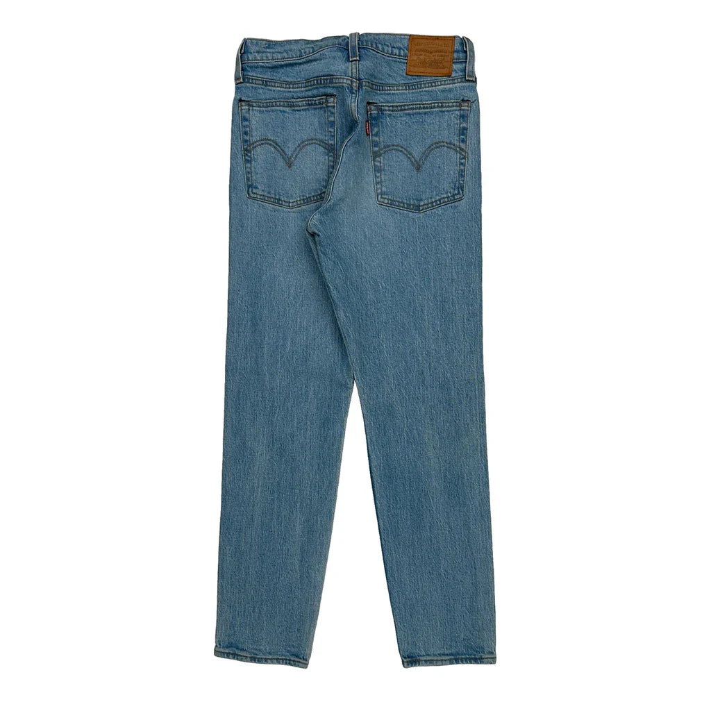 Levis Jeans - 26W UK 6 Light Wash Denim Refurbished - Thrifted (note: this is a term often used to describe second- refurbished available on Cerqular