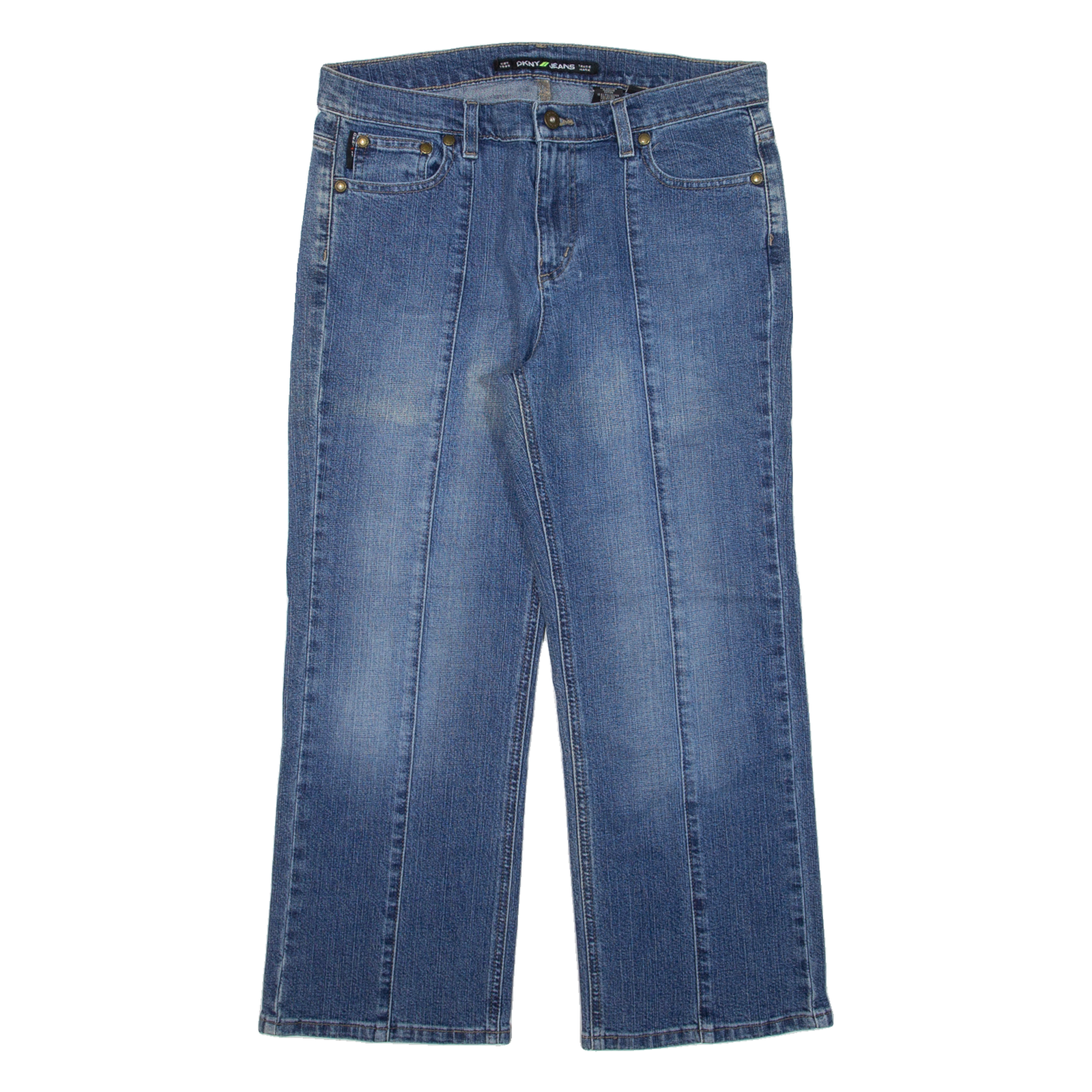 DKNY Womens Jeans Blue Relaxed Straight W32 L24 Refurbished - N/A refurbished available on Cerqular