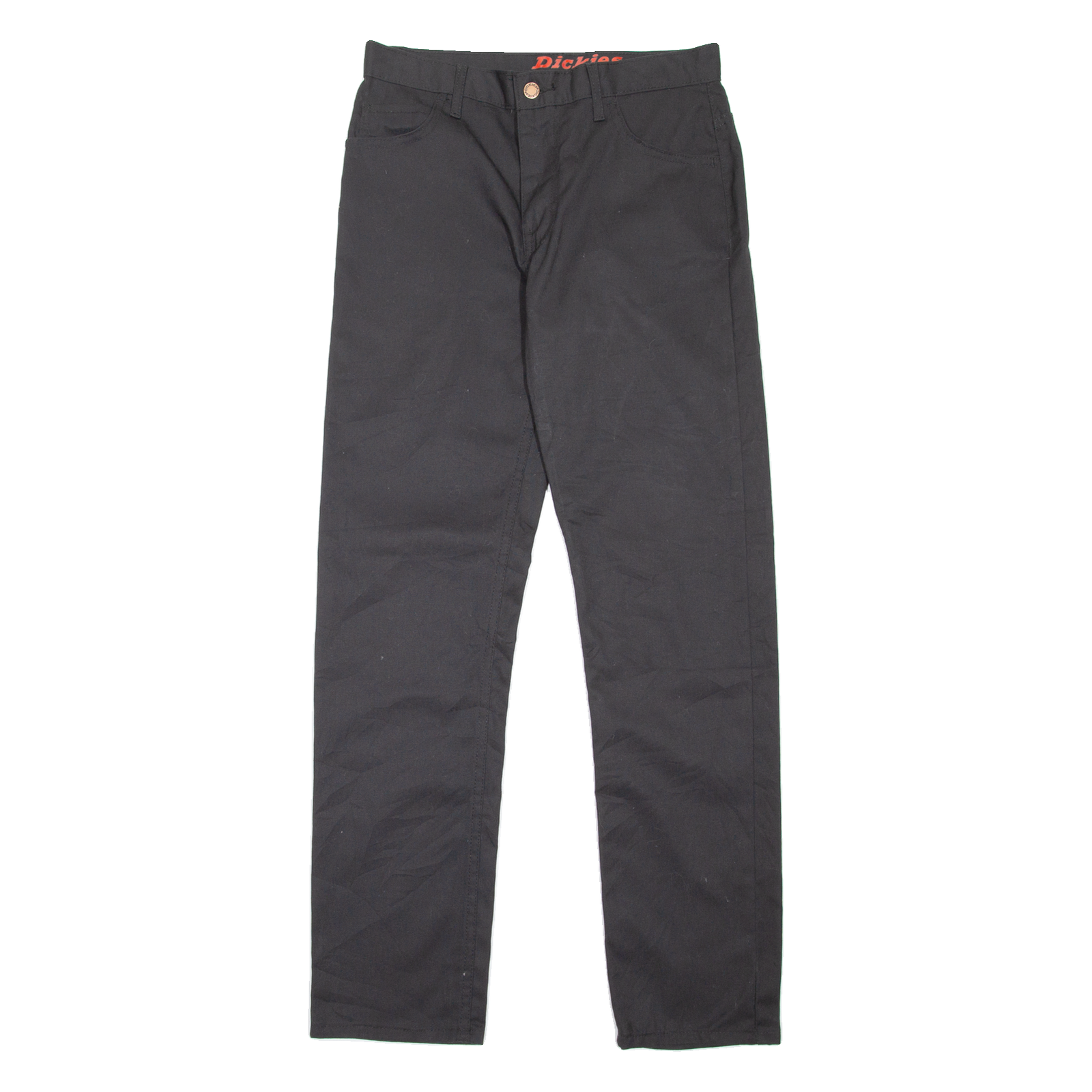 DICKIES Workwear Mens Trousers Black Slim Tapered W28 L32 Refurbished - N/A refurbished available on Cerqular