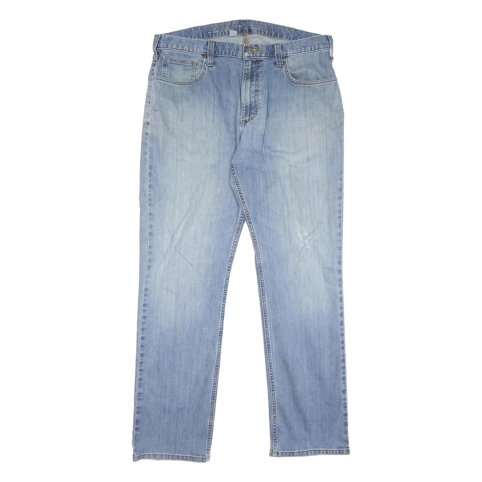 CARHARTT Mens Jeans Blue Relaxed Straight Denim Medium W36 L32 Workwear Casual Refurbished - N/A refurbished available on Cerqular