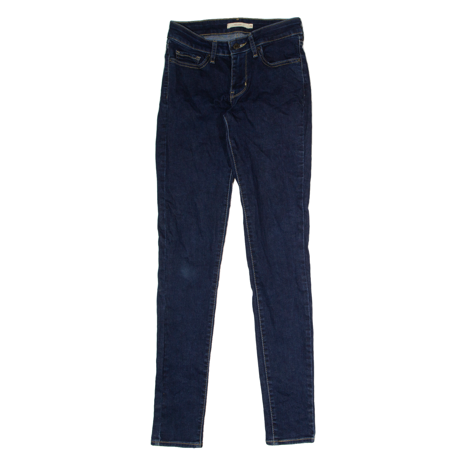 LEVI'S 711 Womens Jeans Blue Regular Skinny W25 L31 Refurbished - N/A refurbished available on Cerqular