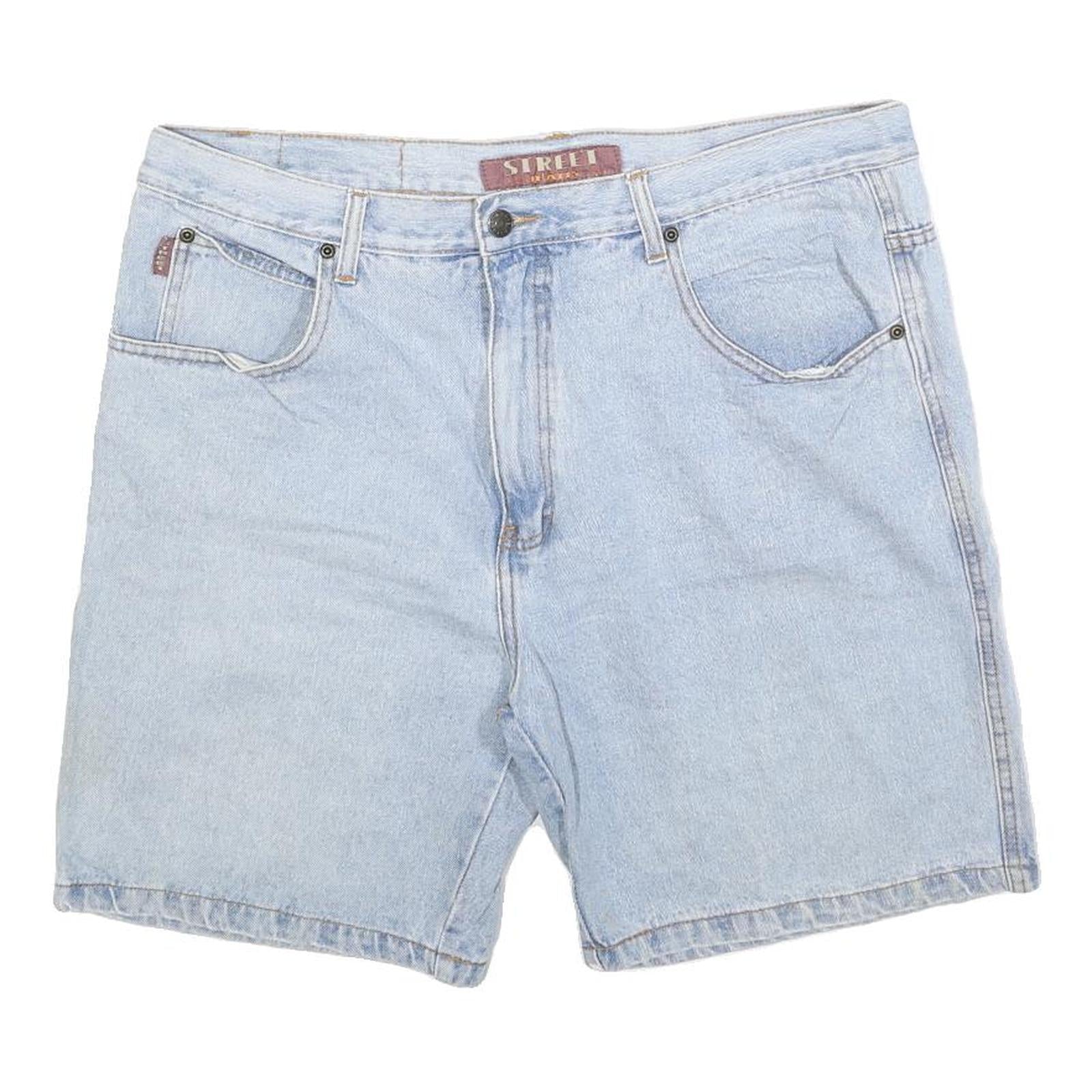 STREET Womens Shorts Blue Casual Denim XL W38 Cotton Blend Classic Fit Refurbished - N/A refurbished available on Cerqular