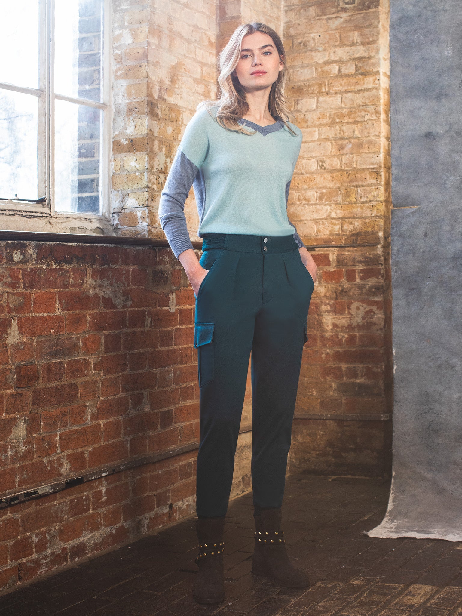 SADDLE | Easy Cargo Pants | Color: Spruce Green | Size: XS Refurbished - N/A refurbished available on Cerqular
