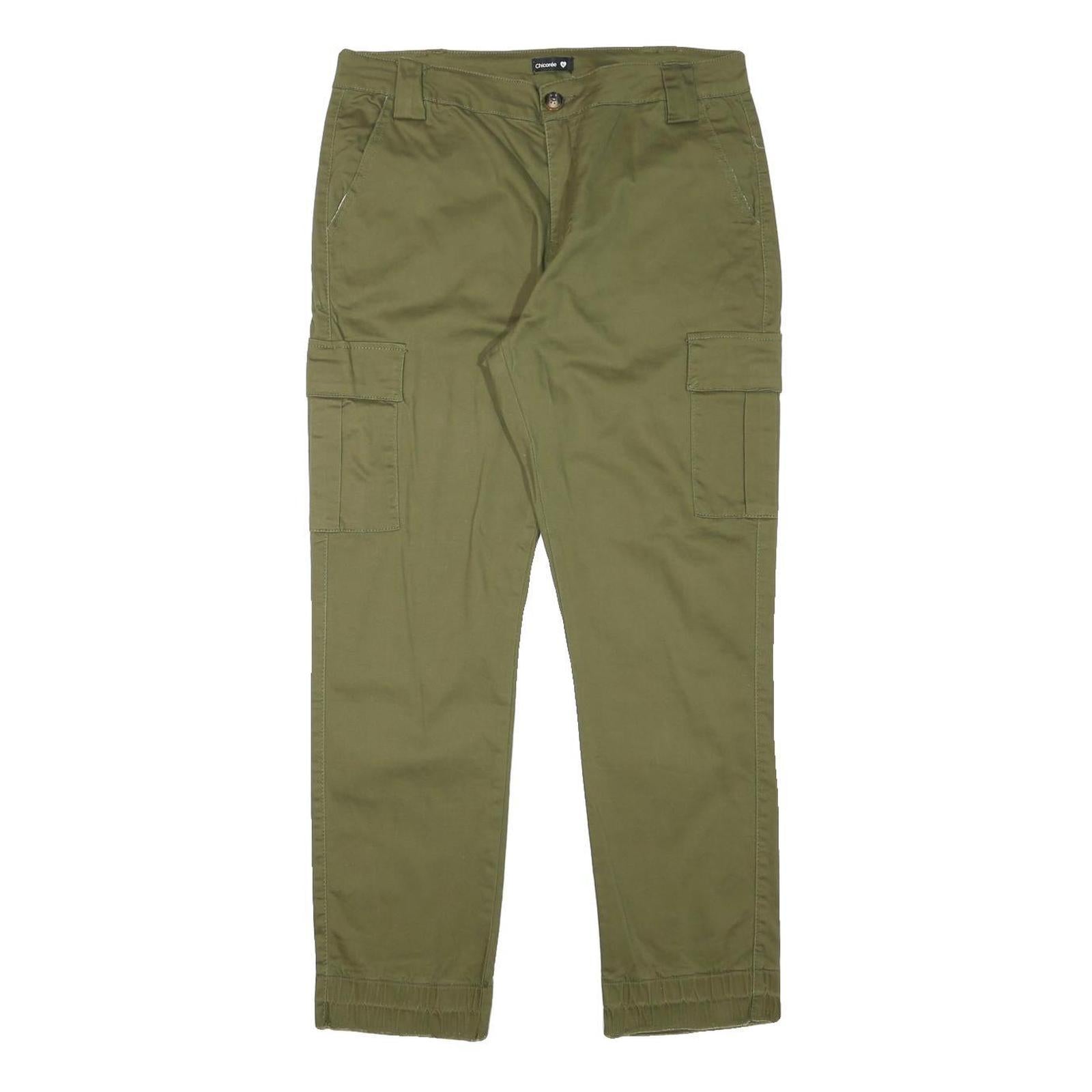 Buy CHICOREE Womens Cotton Blend Slim Fit Olive Cargo Trousers W32 L27 Casual Refurbished - $20.79 CHICOREE Womens Cotton Blend Slim Fit Olive Cargo Trousers W32 L27 Casual Refurbished - N/A refurbished available on Cerqular