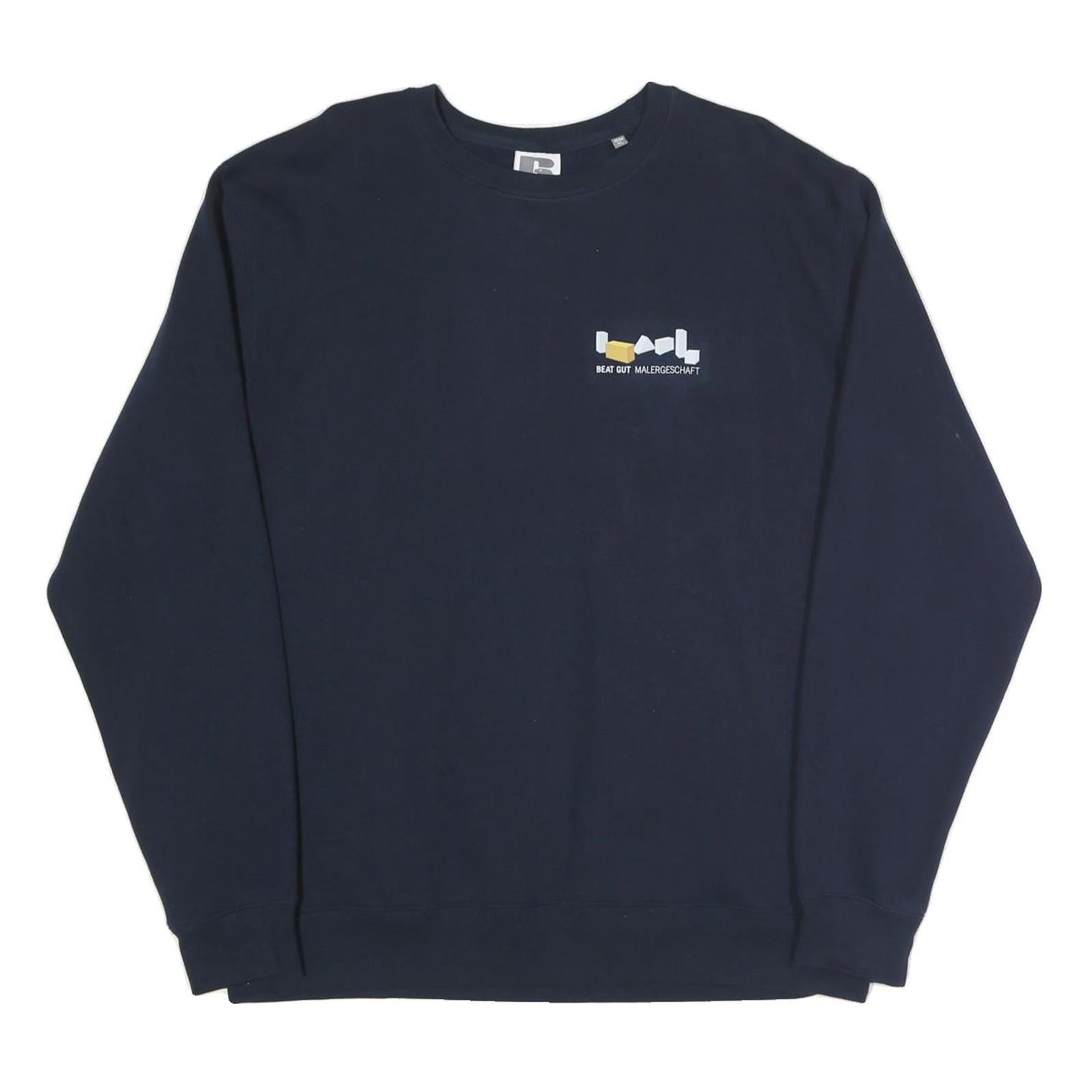 Buy RUSSELL ATHLETIC Mens Navy Blue Cotton Blend Crew Neck XL Sweatshirt Logo Print Refurbished - $33.79 RUSSELL ATHLETIC Mens Navy Blue Cotton Blend Crew Neck XL Sweatshirt Logo Print Refurbished - N/A refurbished available on Cerqular