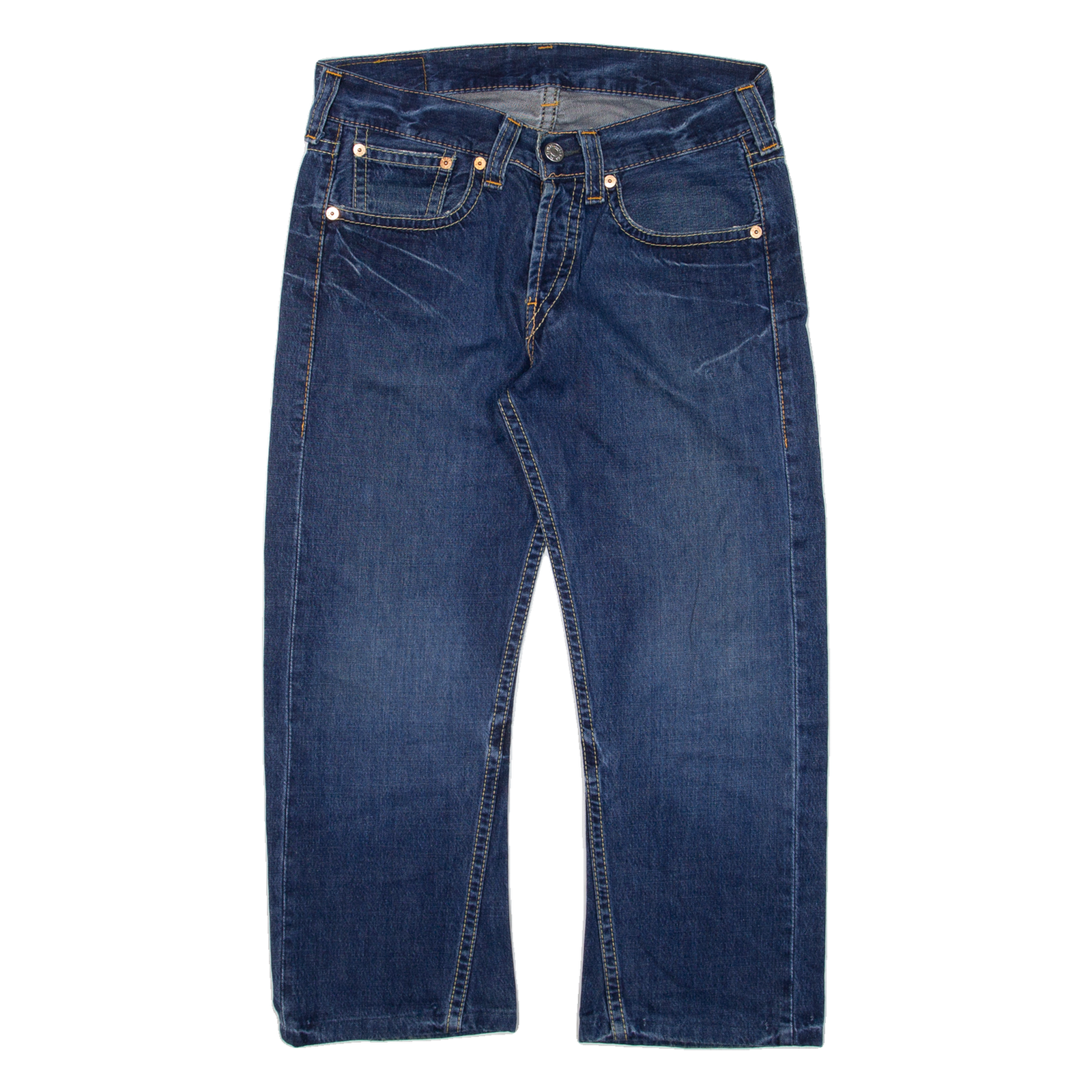 LEVI'S 907 Mens Jeans Blue Relaxed Bootcut W34 L24 Refurbished - N/A refurbished available on Cerqular