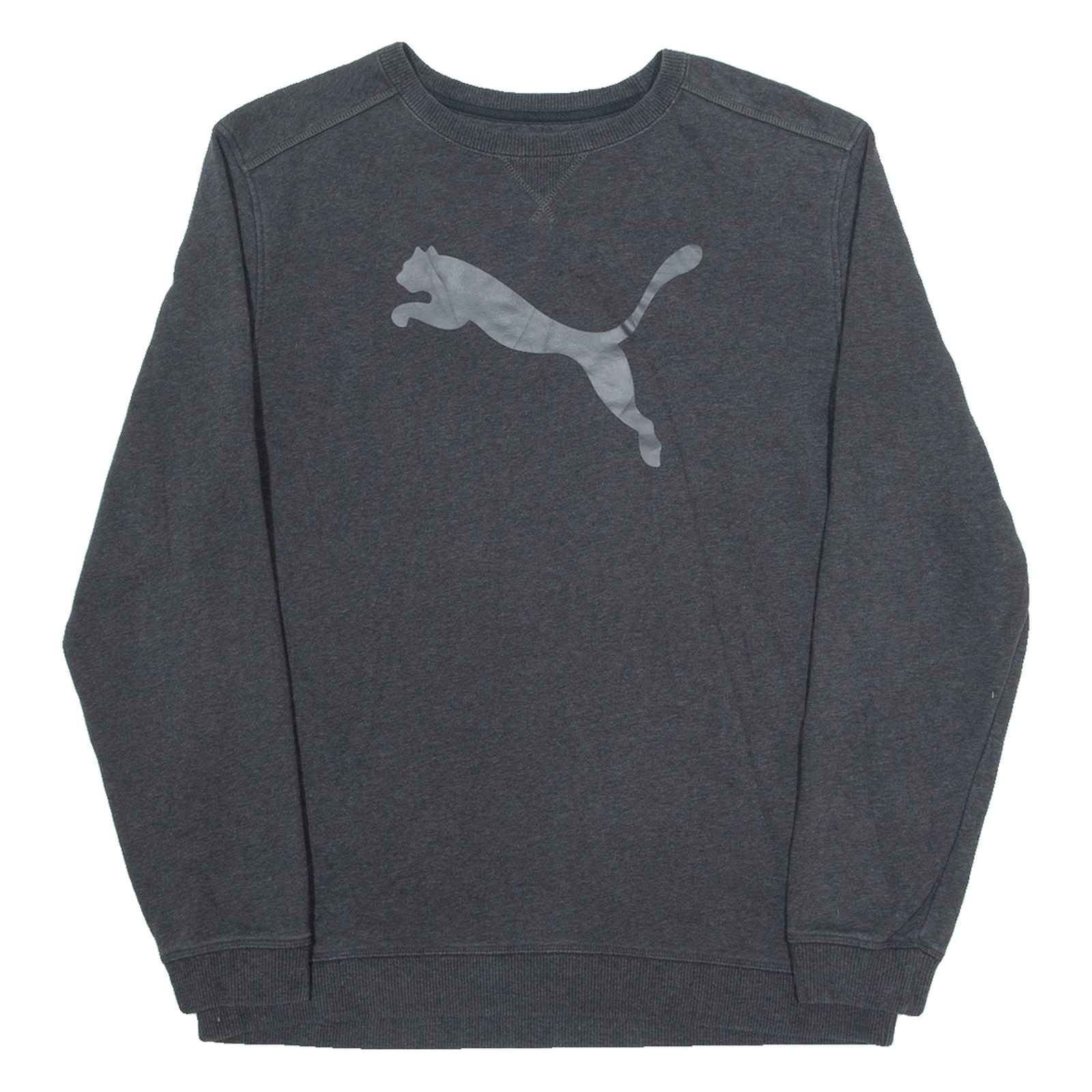 PUMA Mens Sweatshirt Grey Crew Neck M Refurbished - N/A refurbished available on Cerqular