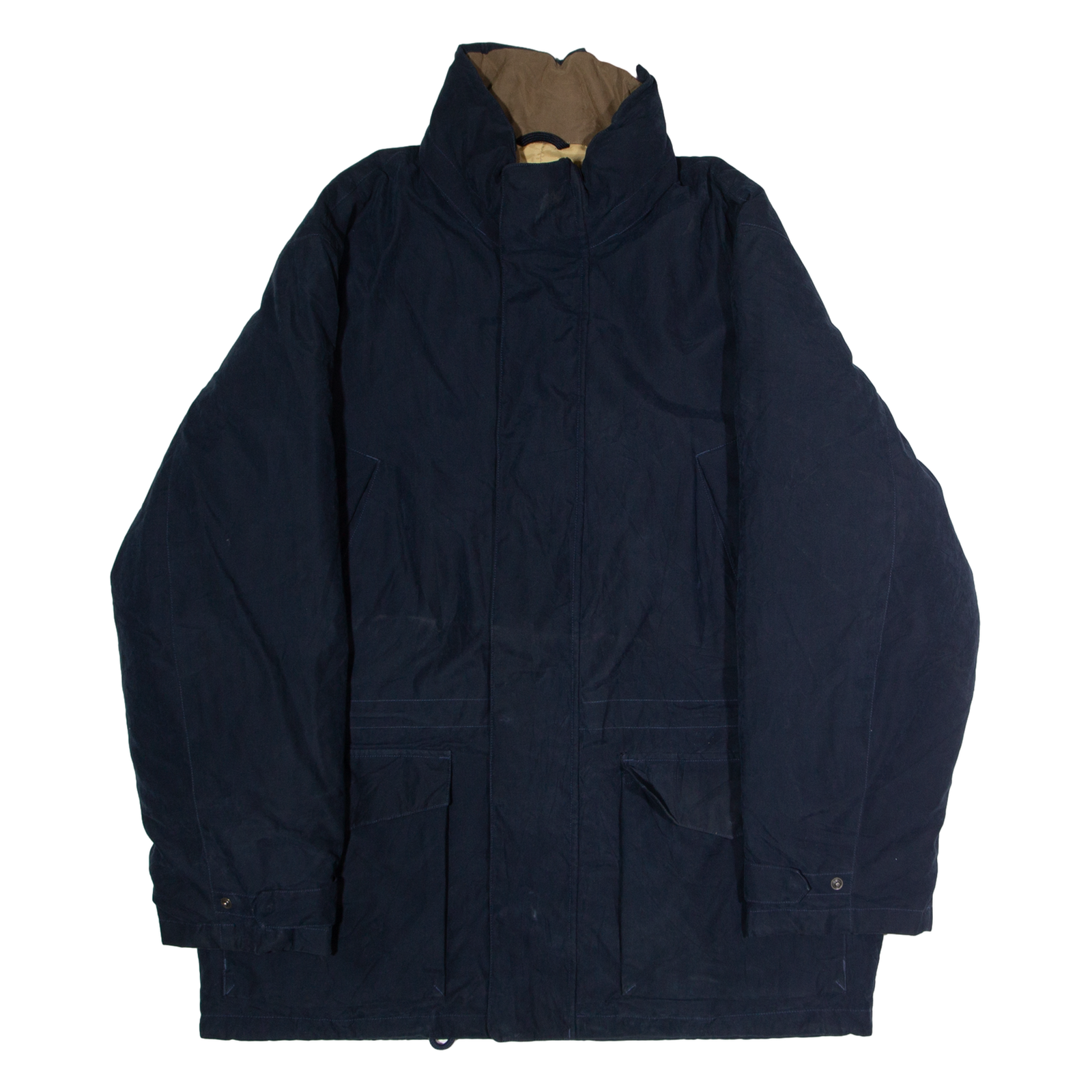 NAUTICA Mens Parka Jacket Blue Hooded M Refurbished - N/A refurbished available on Cerqular