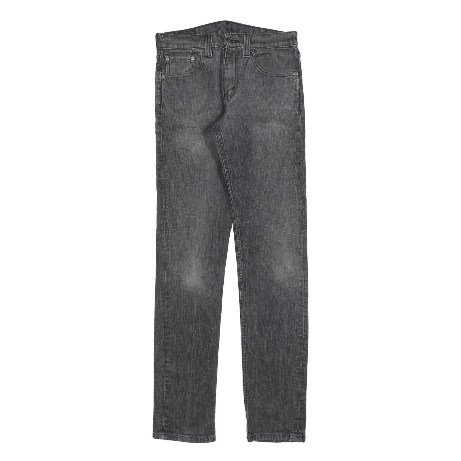 LEVI'S Mens Jeans Black Slim Skinny Denim Medium W30 L34 Classic Fit Zip Closure Refurbished - N/A refurbished available on Cerqular
