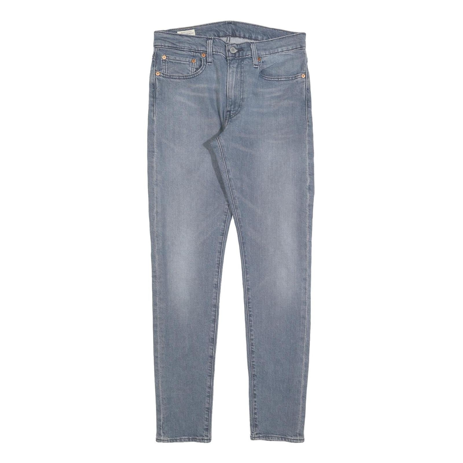 LEVI'S Mens Slim Blue Denim Jeans W32 L32 Classic Zip Pocket Detail Refurbished - N/A refurbished available on Cerqular