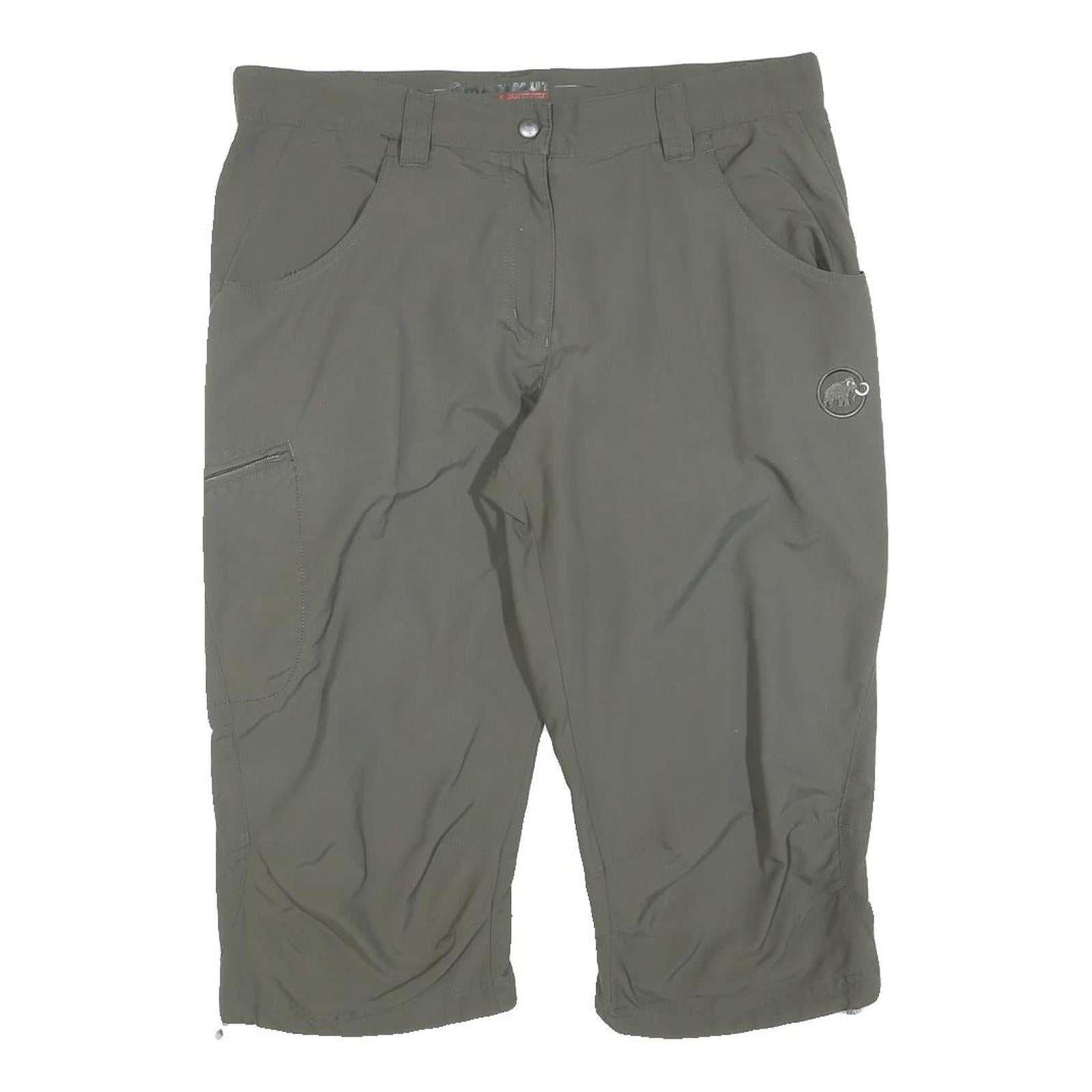 MAMMUT Womens Shorts Green Casual L W34 Polyester Blend Outdoor Zip Pocket Refurbished - N/A refurbished available on Cerqular