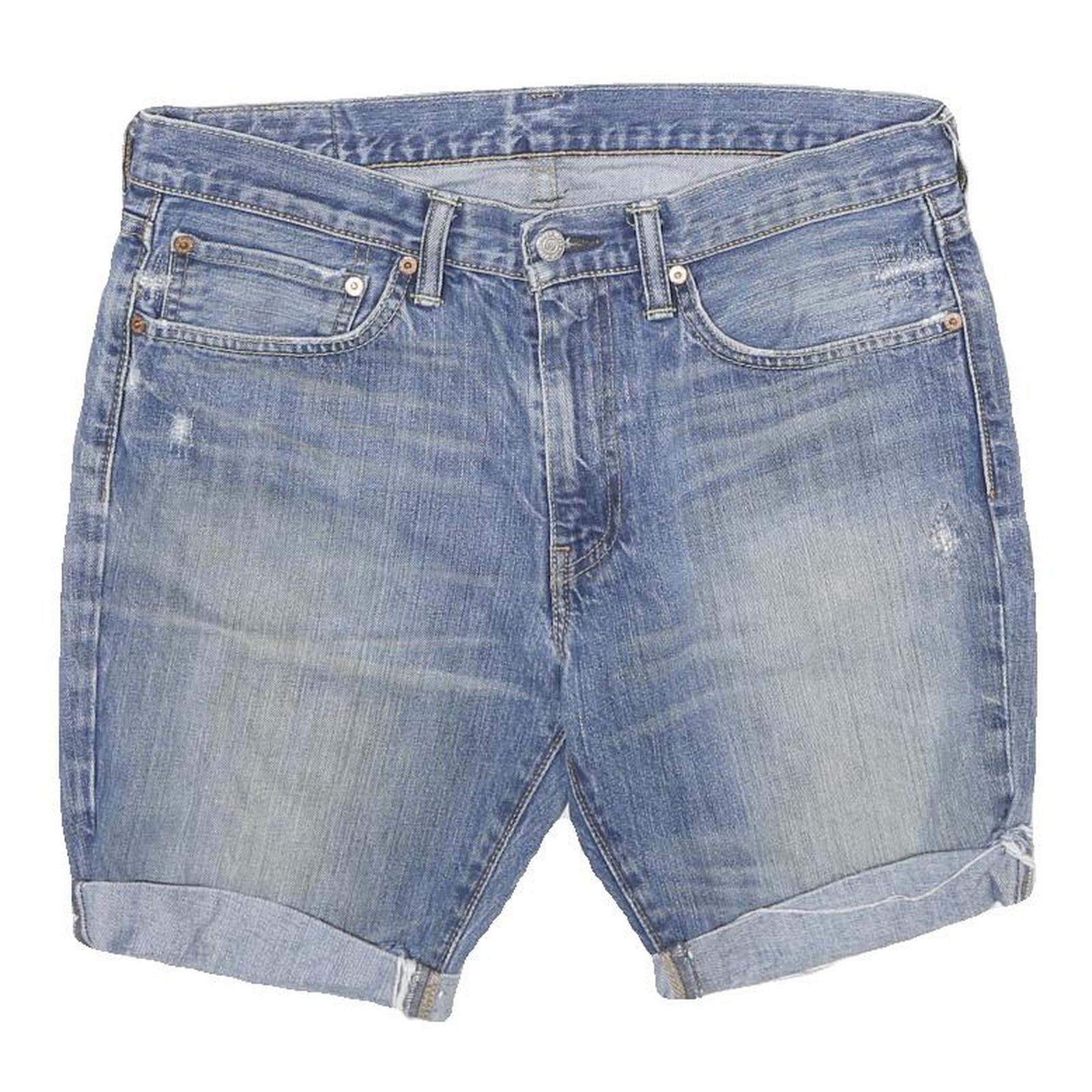 Buy LEVI'S Mens Denim Blue Casual Shorts L W34 Cotton Blend Casual Vintage Style Refurbished - $25.99 LEVI'S Mens Denim Blue Casual Shorts L W34 Cotton Blend Casual Vintage Style Refurbished - N/A refurbished available on Cerqular